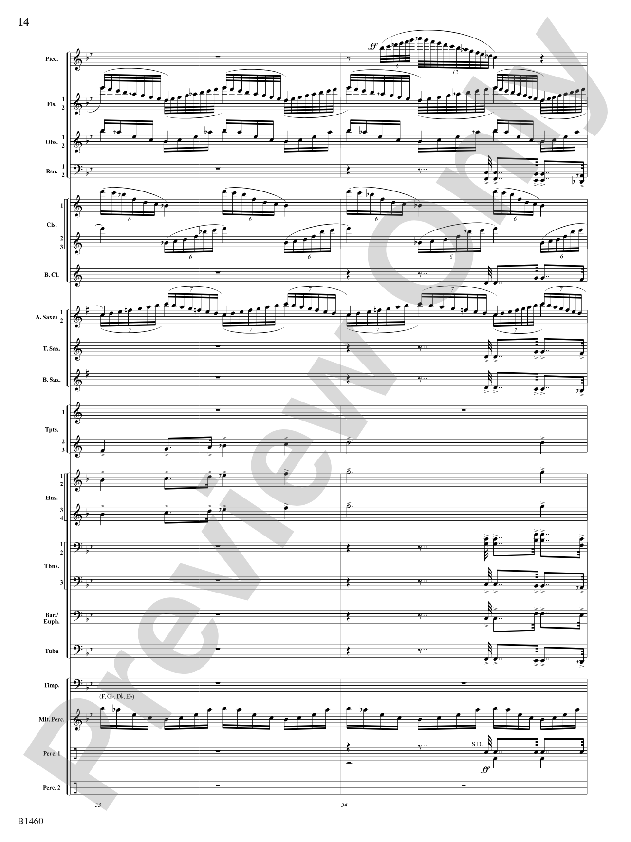 Ichabod Fanfare: Concert Band Conductor Score & Parts