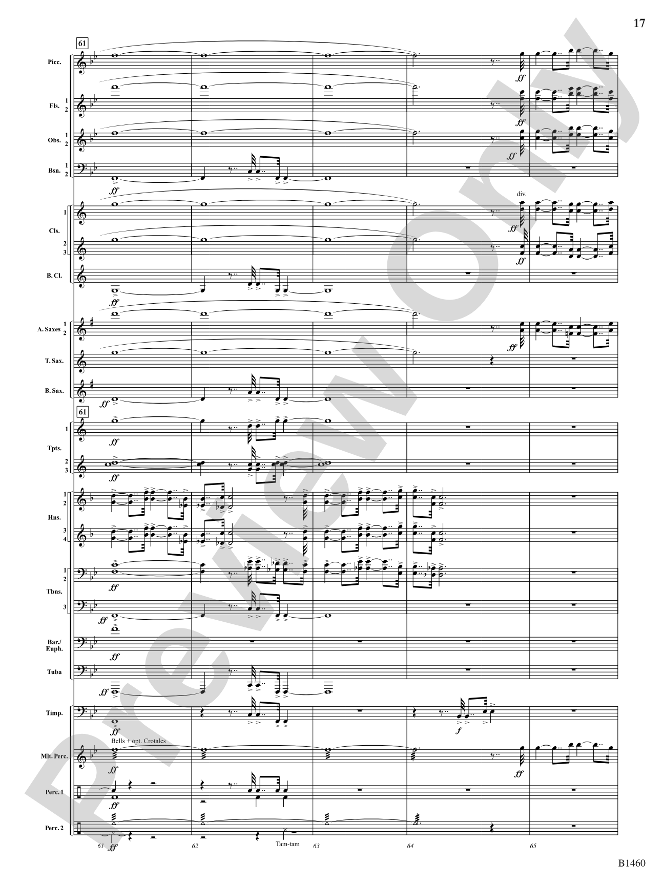 Ichabod Fanfare: Concert Band Conductor Score & Parts