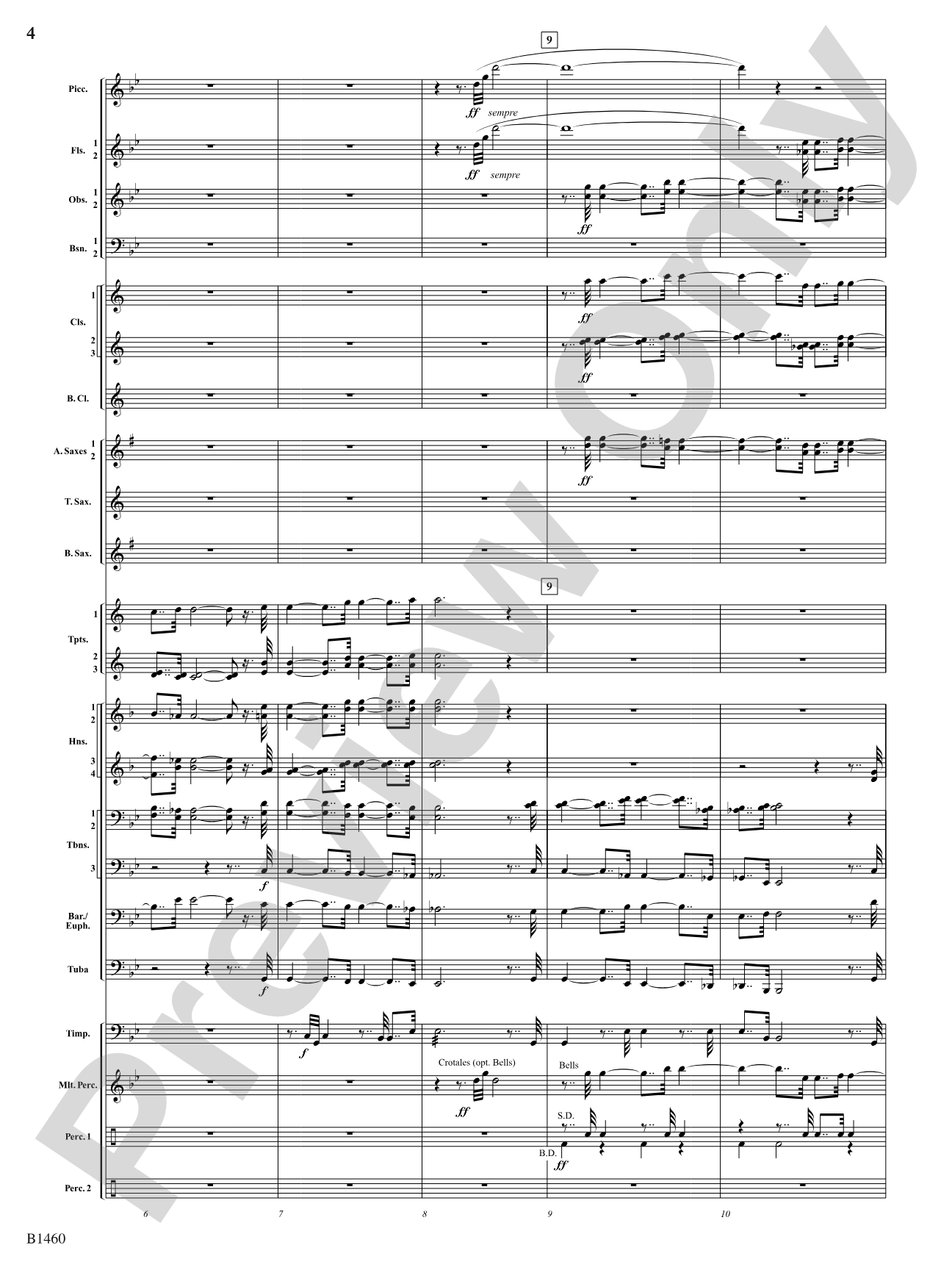 Ichabod Fanfare: Concert Band Conductor Score & Parts