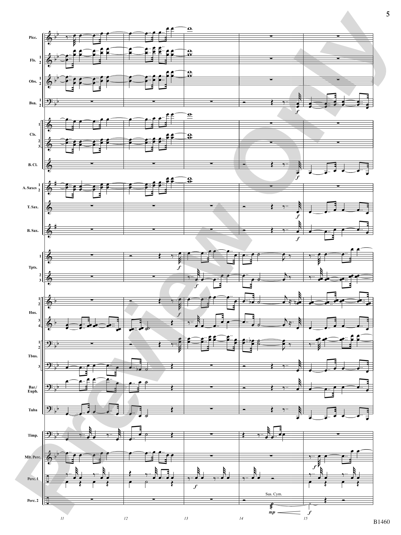 Ichabod Fanfare: Concert Band Conductor Score & Parts