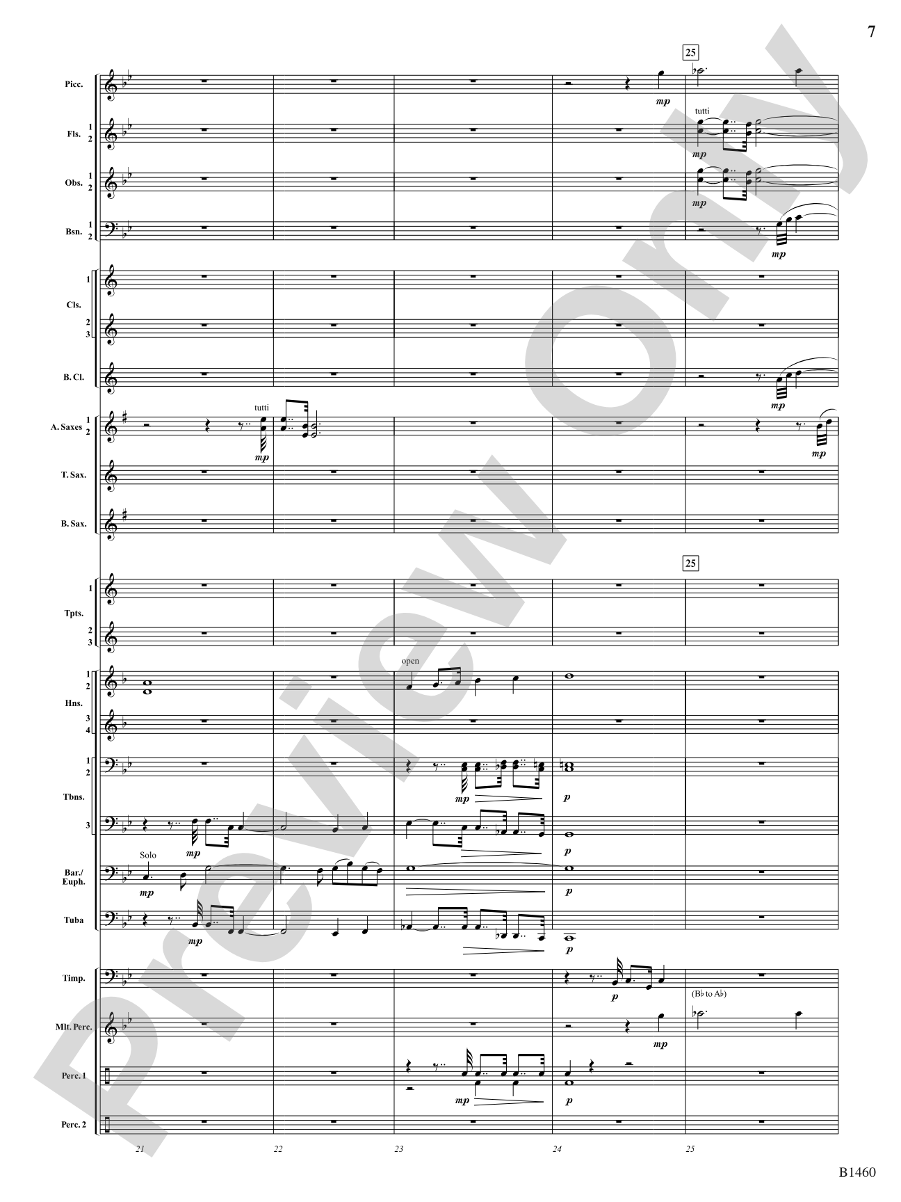 Ichabod Fanfare: Concert Band Conductor Score & Parts