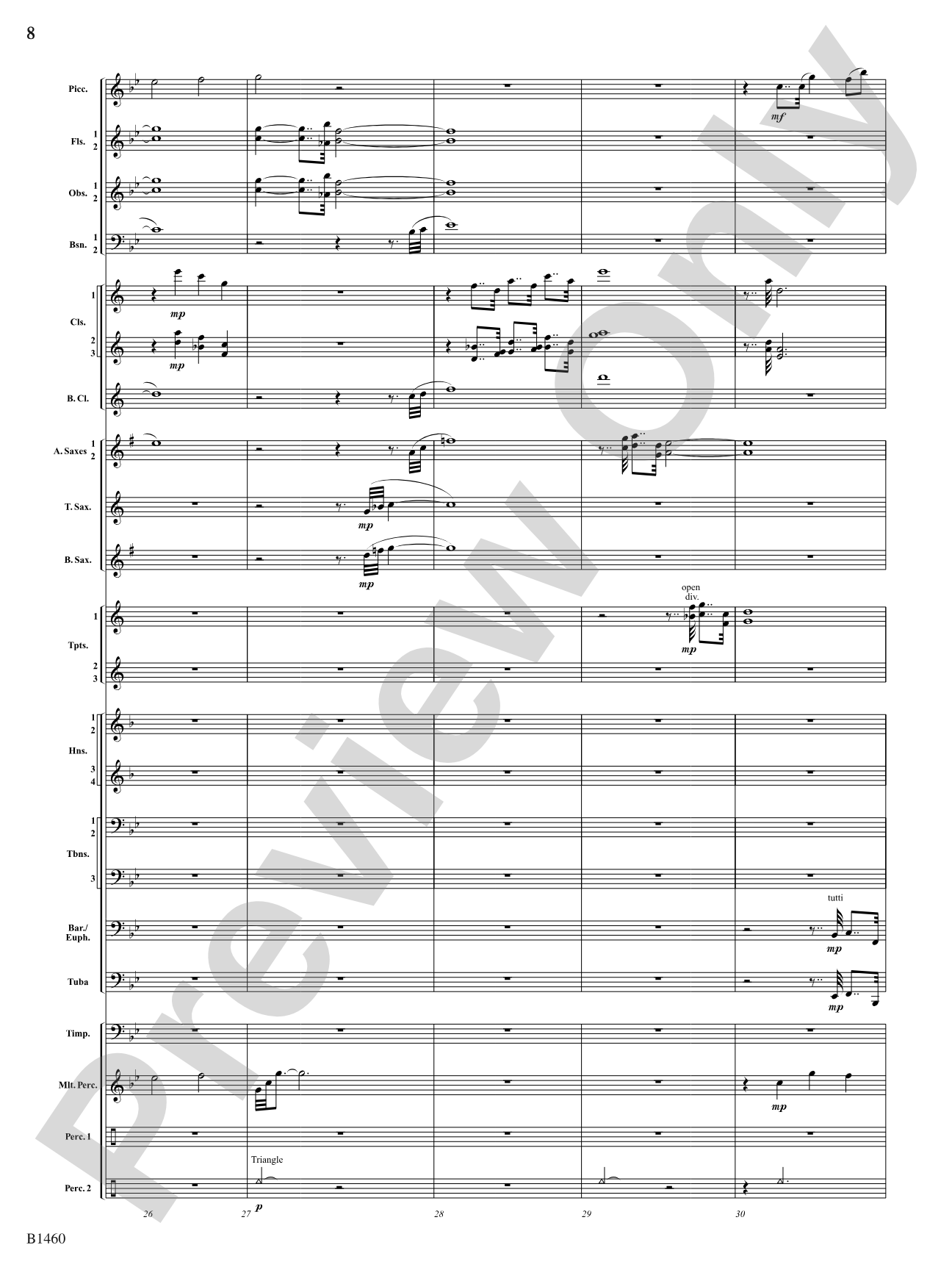 Ichabod Fanfare: Concert Band Conductor Score & Parts