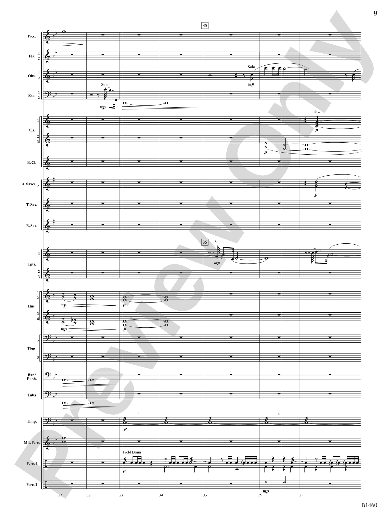 Ichabod Fanfare: Concert Band Conductor Score & Parts