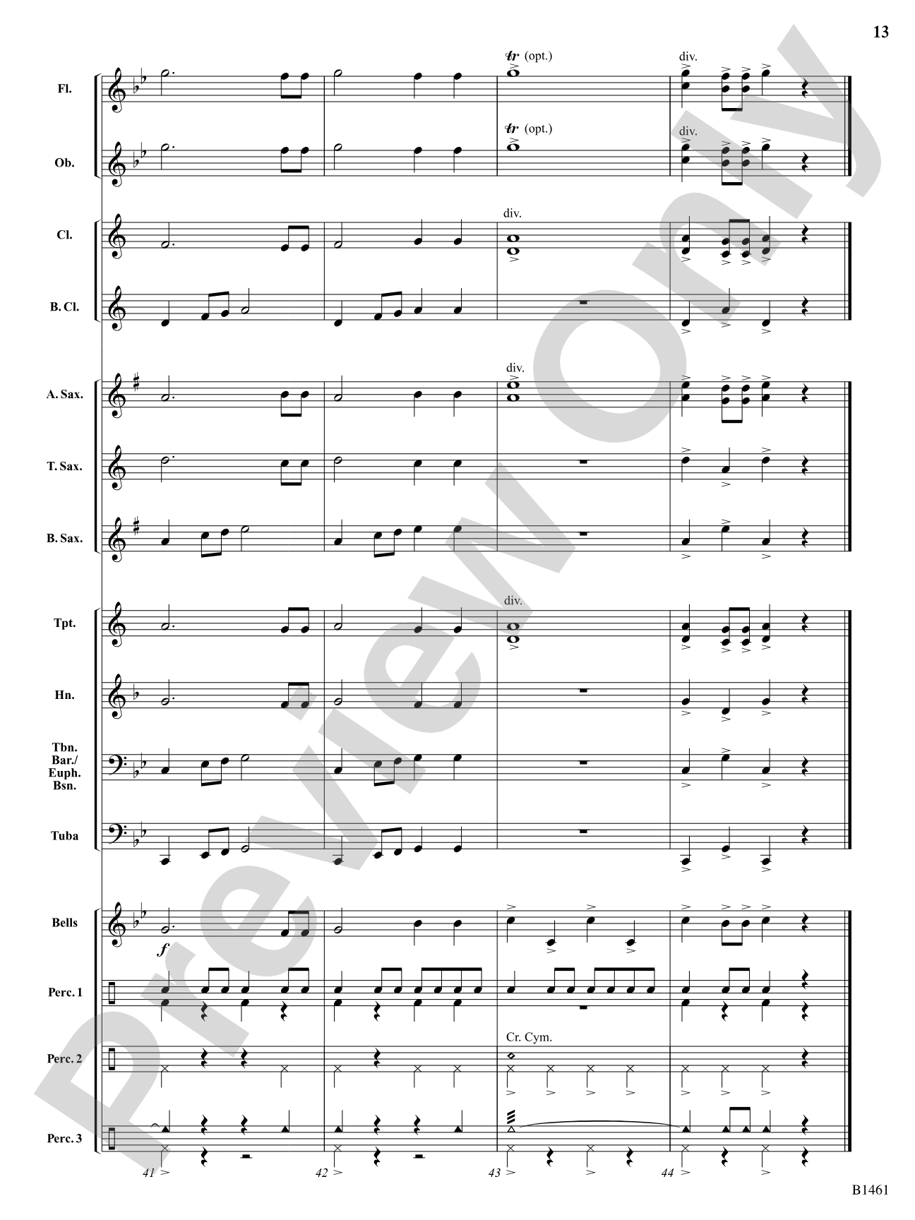 Chisholm: Concert Band Conductor Score & Parts