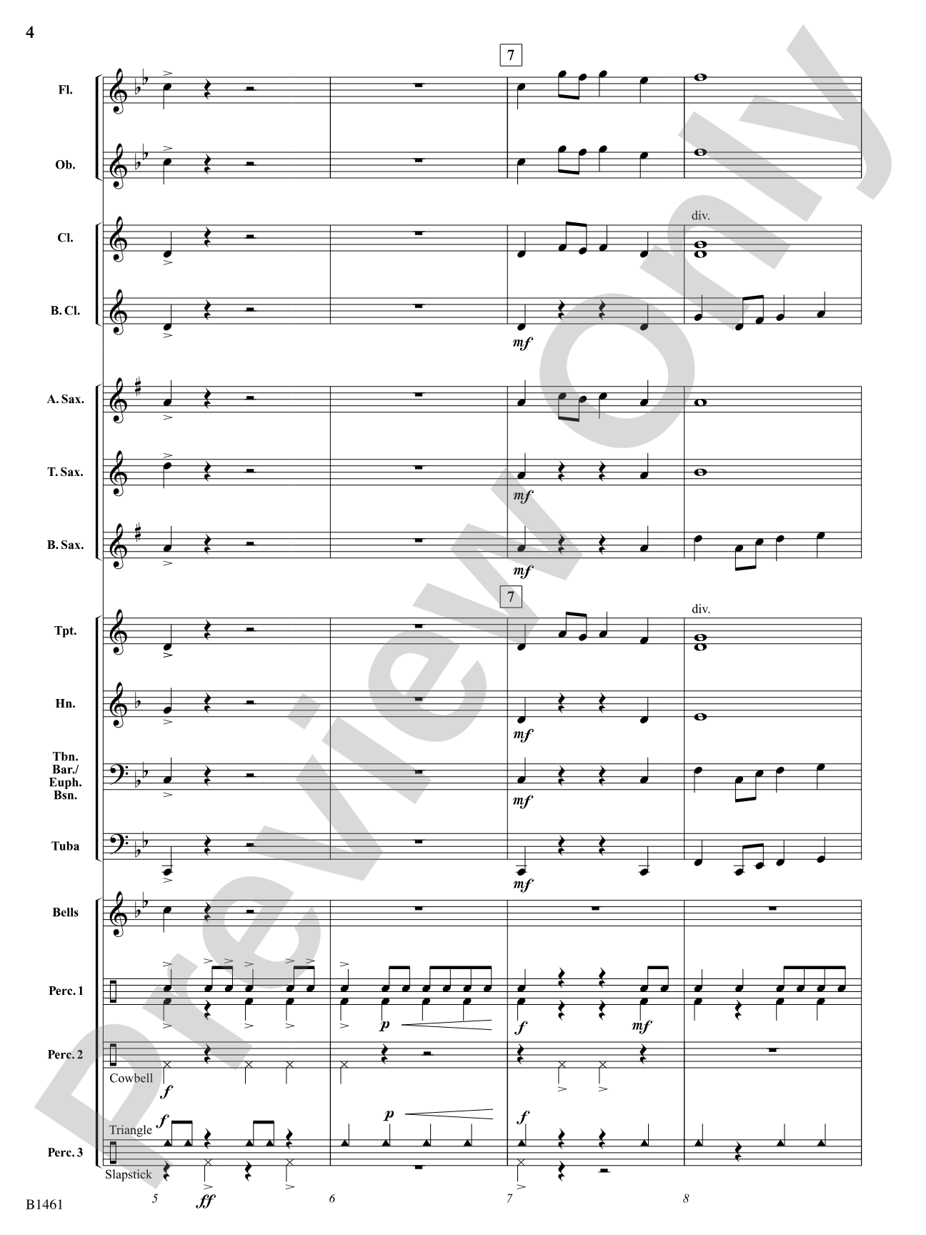 Chisholm: Concert Band Conductor Score & Parts