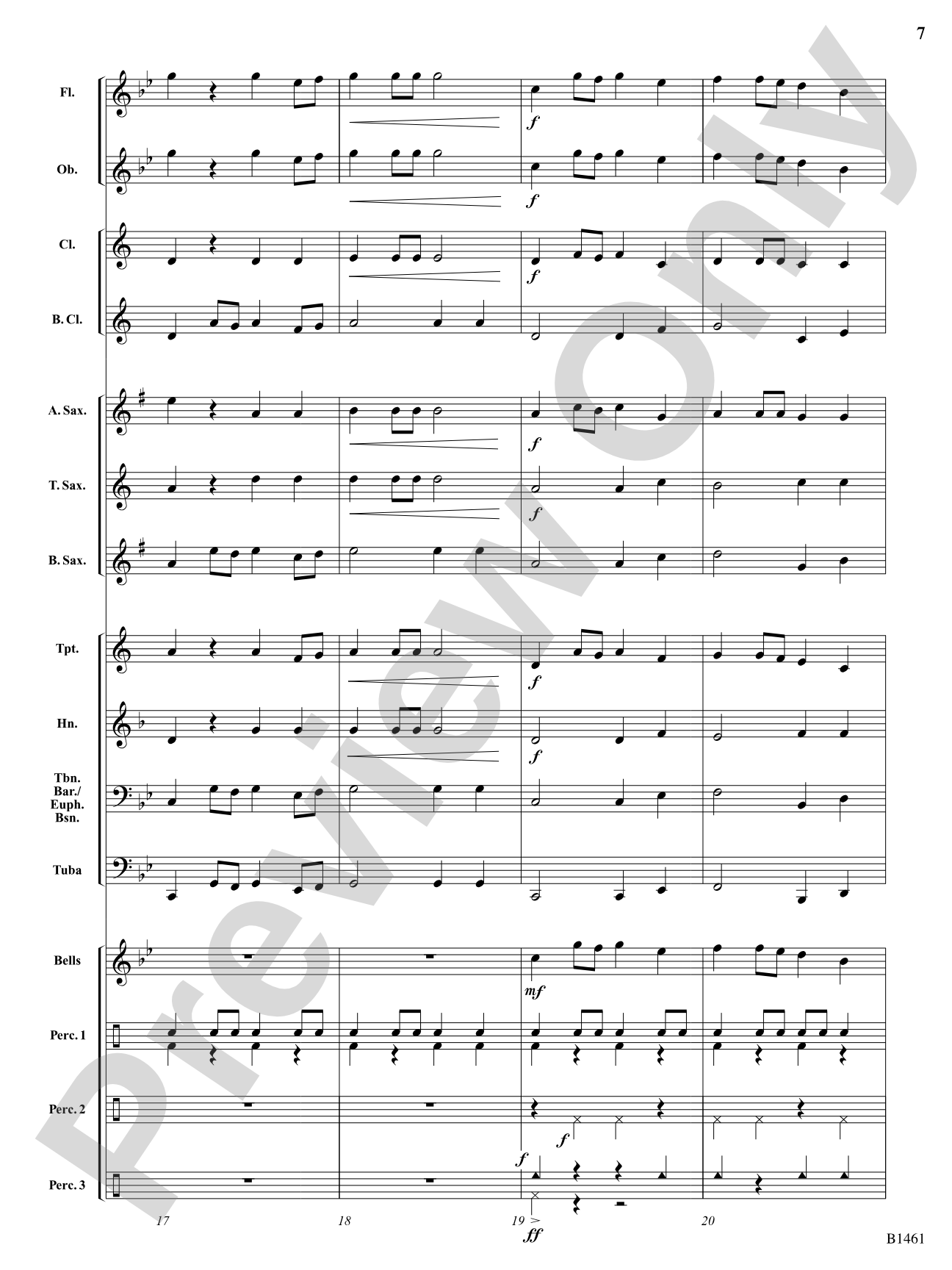 Chisholm: Concert Band Conductor Score & Parts