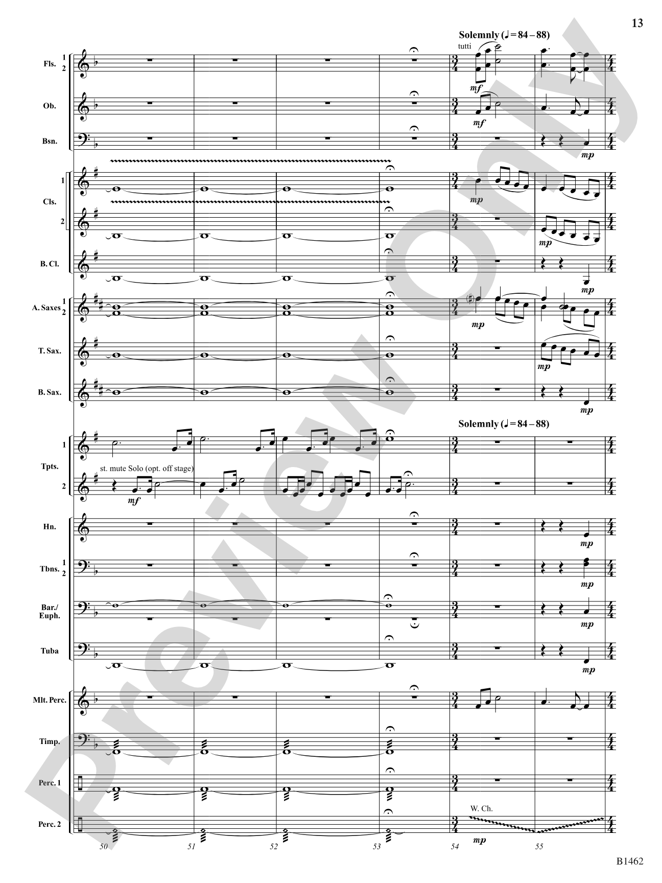 With Valor and Brave Heart: Concert Band Conductor Score & Parts