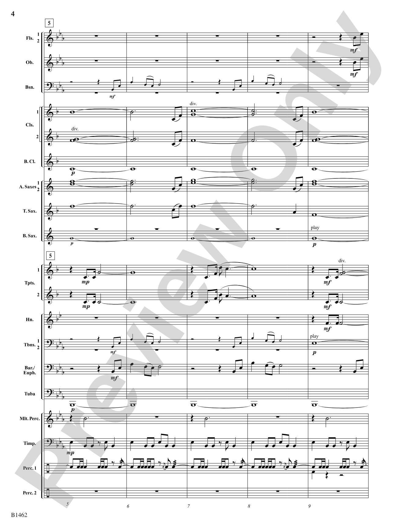 With Valor and Brave Heart: Concert Band Conductor Score & Parts