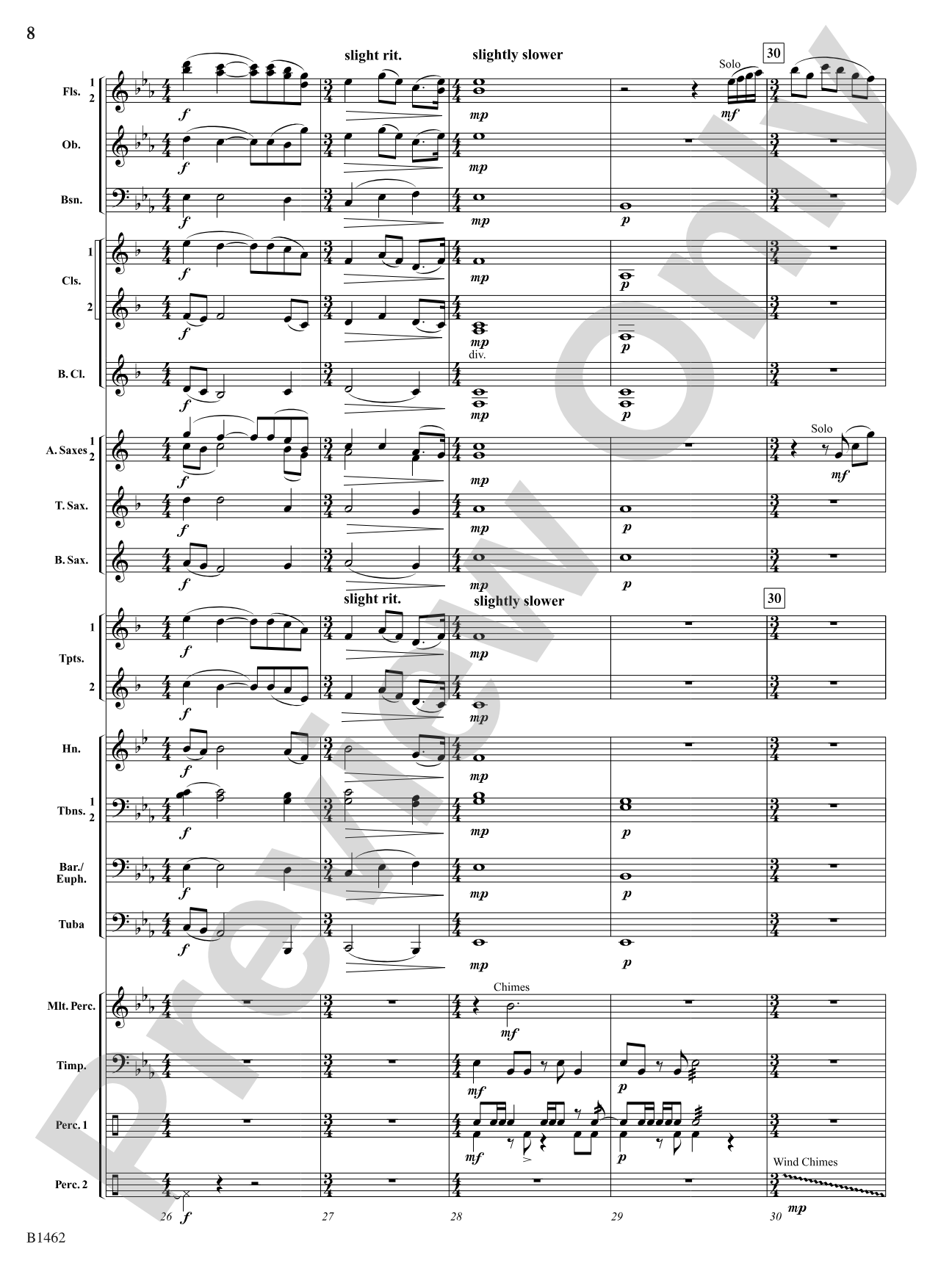 With Valor and Brave Heart: Concert Band Conductor Score & Parts