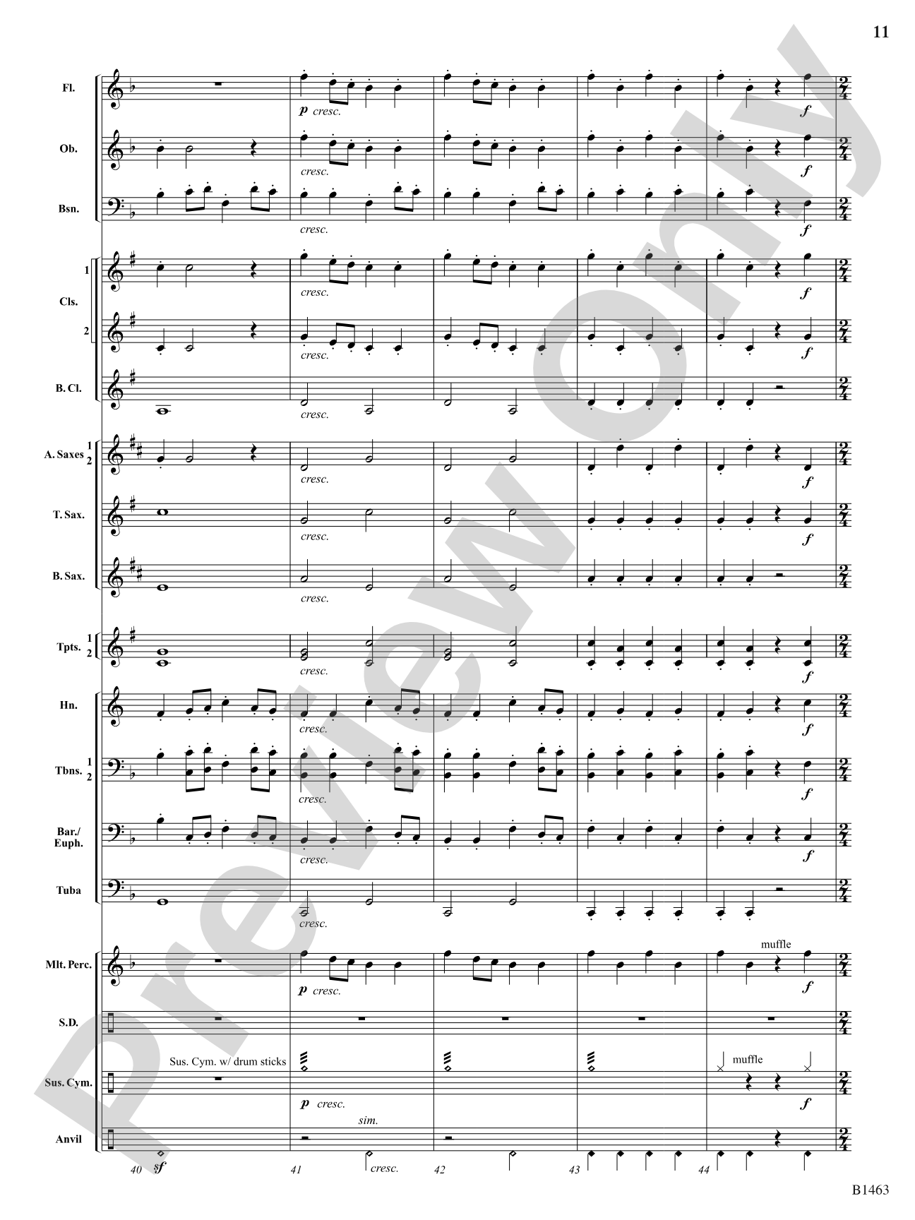 The Song of the Blacksmith: Concert Band Conductor Score & Parts