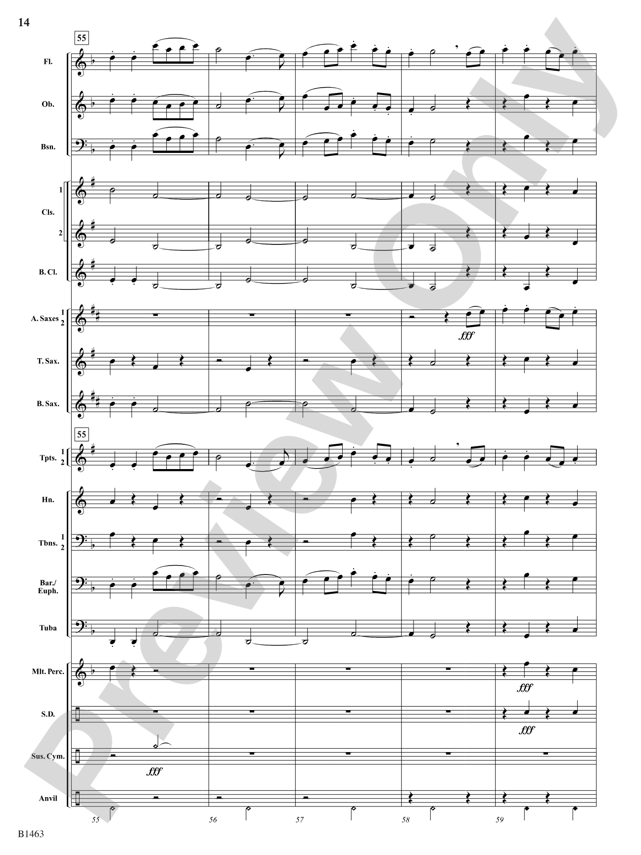 The Song of the Blacksmith: Concert Band Conductor Score & Parts