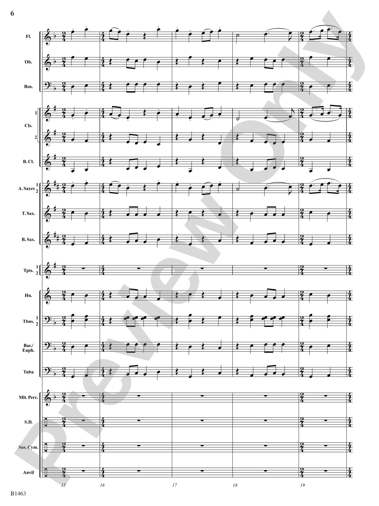 The Song of the Blacksmith: Concert Band Conductor Score & Parts