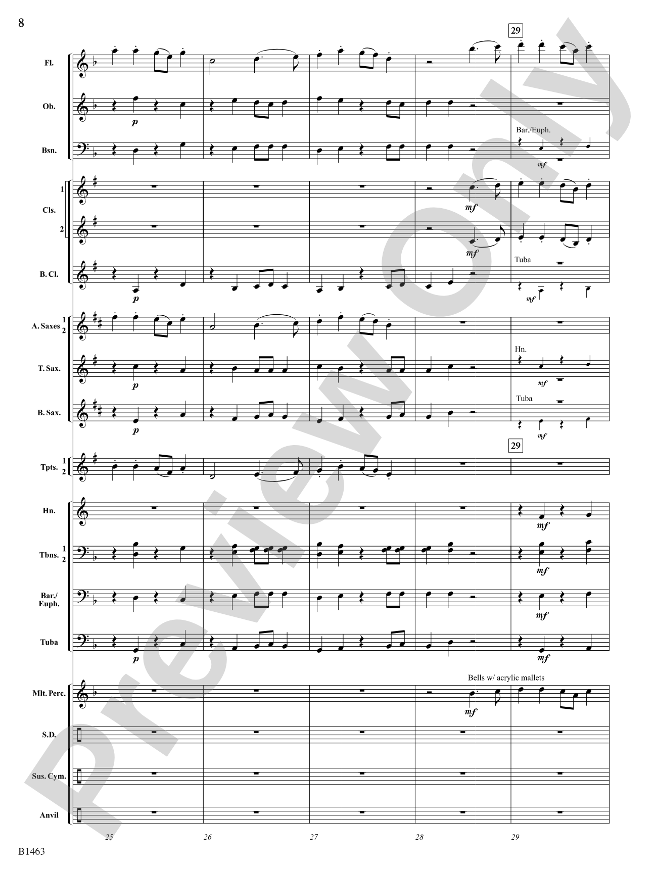 The Song of the Blacksmith: Concert Band Conductor Score & Parts