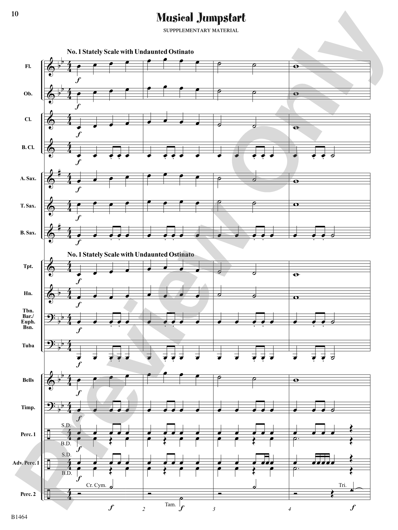 March of the Champions: Concert Band Conductor Score & Parts