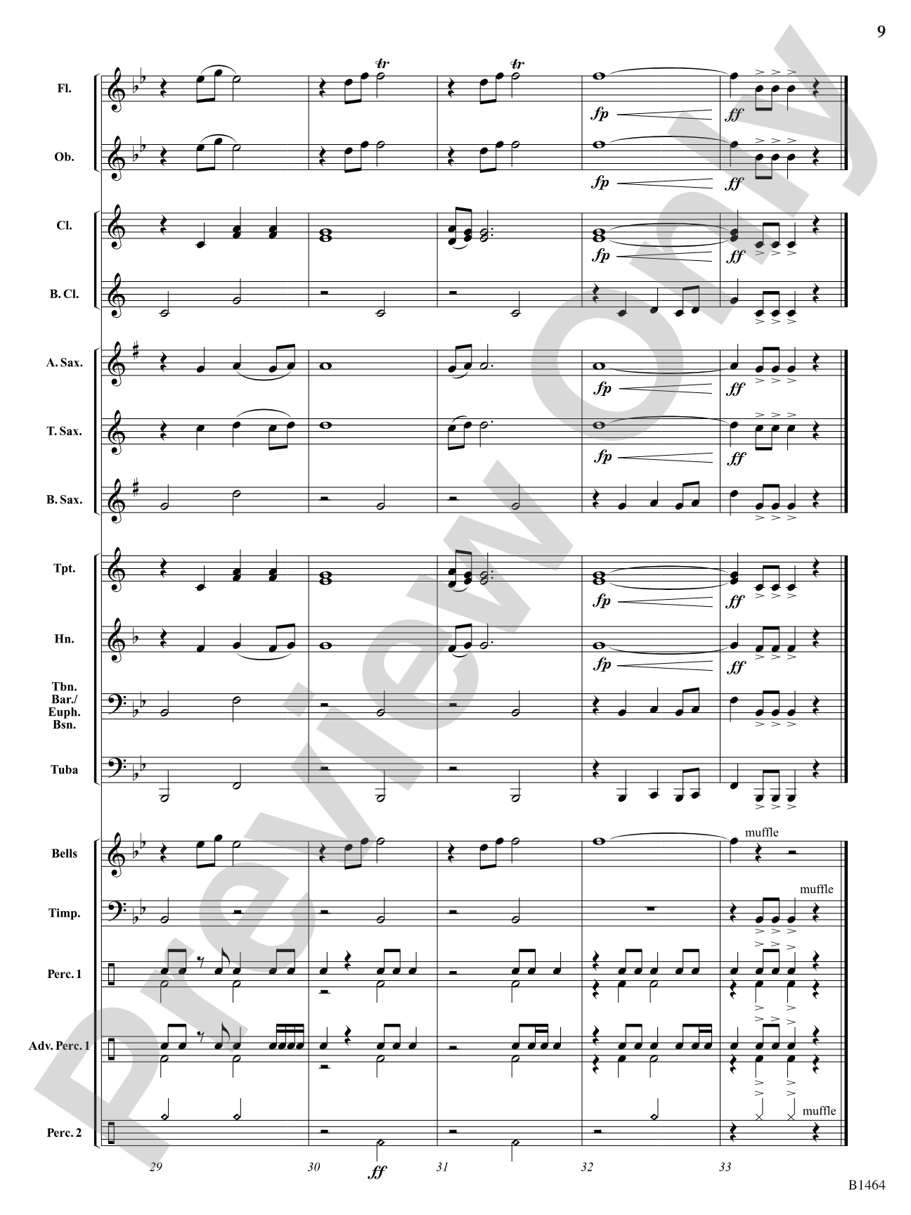 March of the Champions: Concert Band Conductor Score & Parts