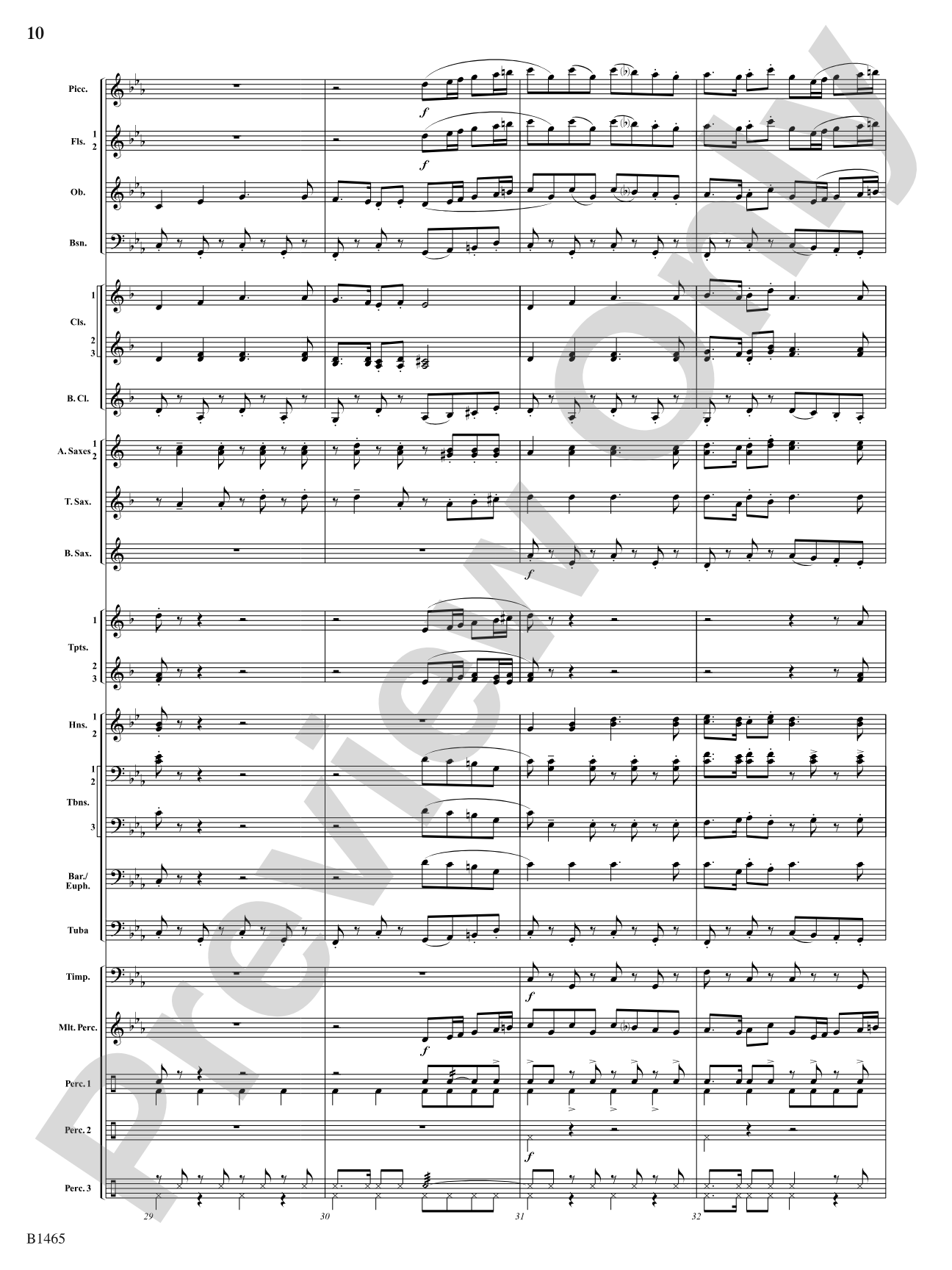 Moravian Dance: Concert Band Conductor Score & Parts