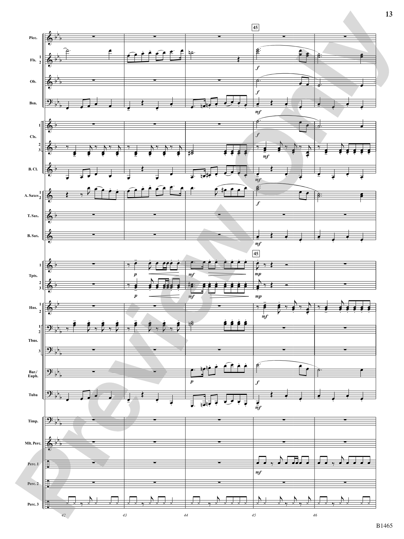 Moravian Dance: Concert Band Conductor Score & Parts
