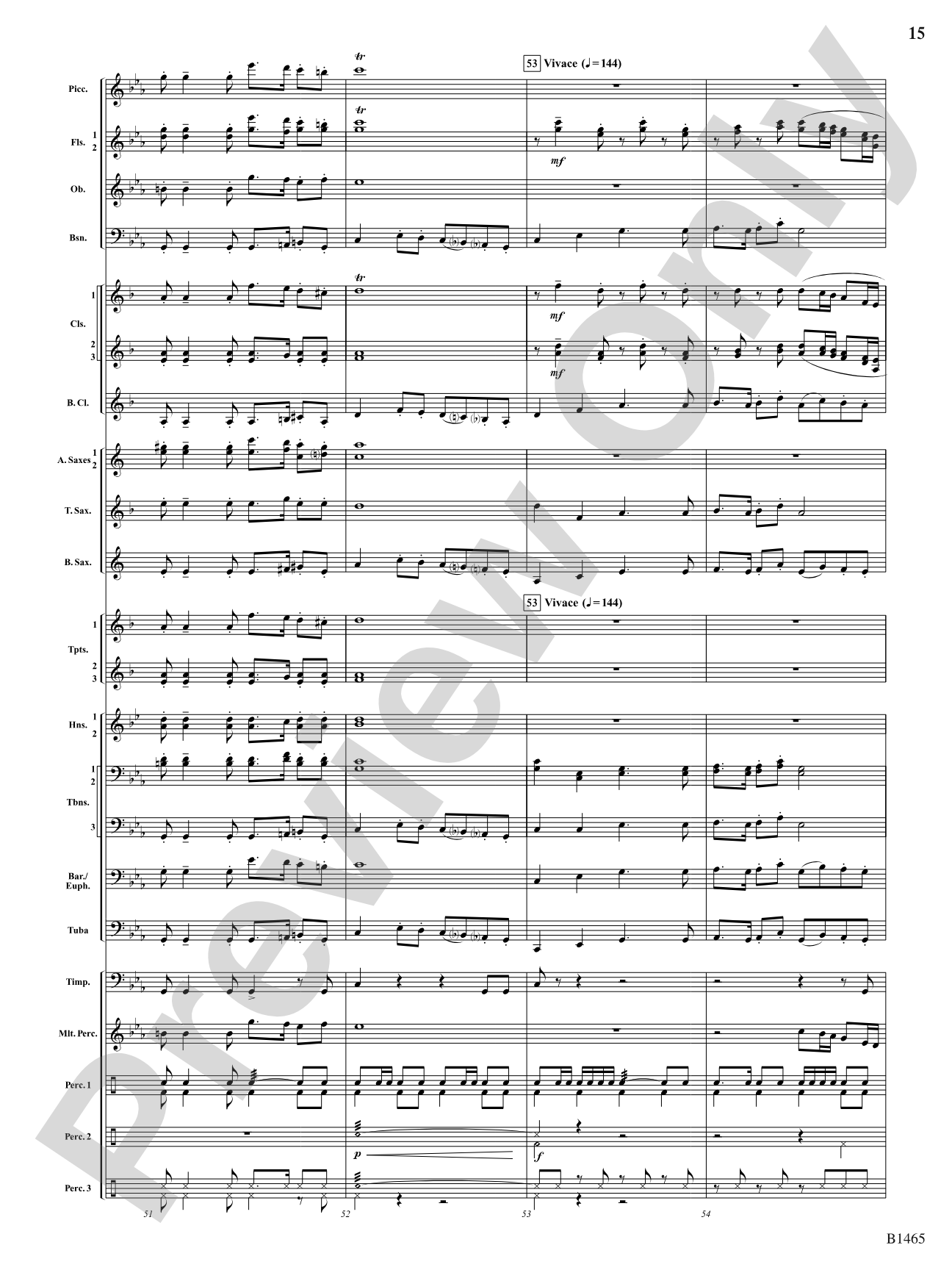 Moravian Dance: Concert Band Conductor Score & Parts