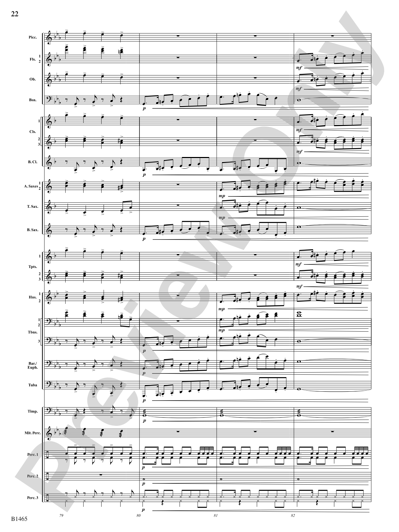 Moravian Dance: Concert Band Conductor Score & Parts