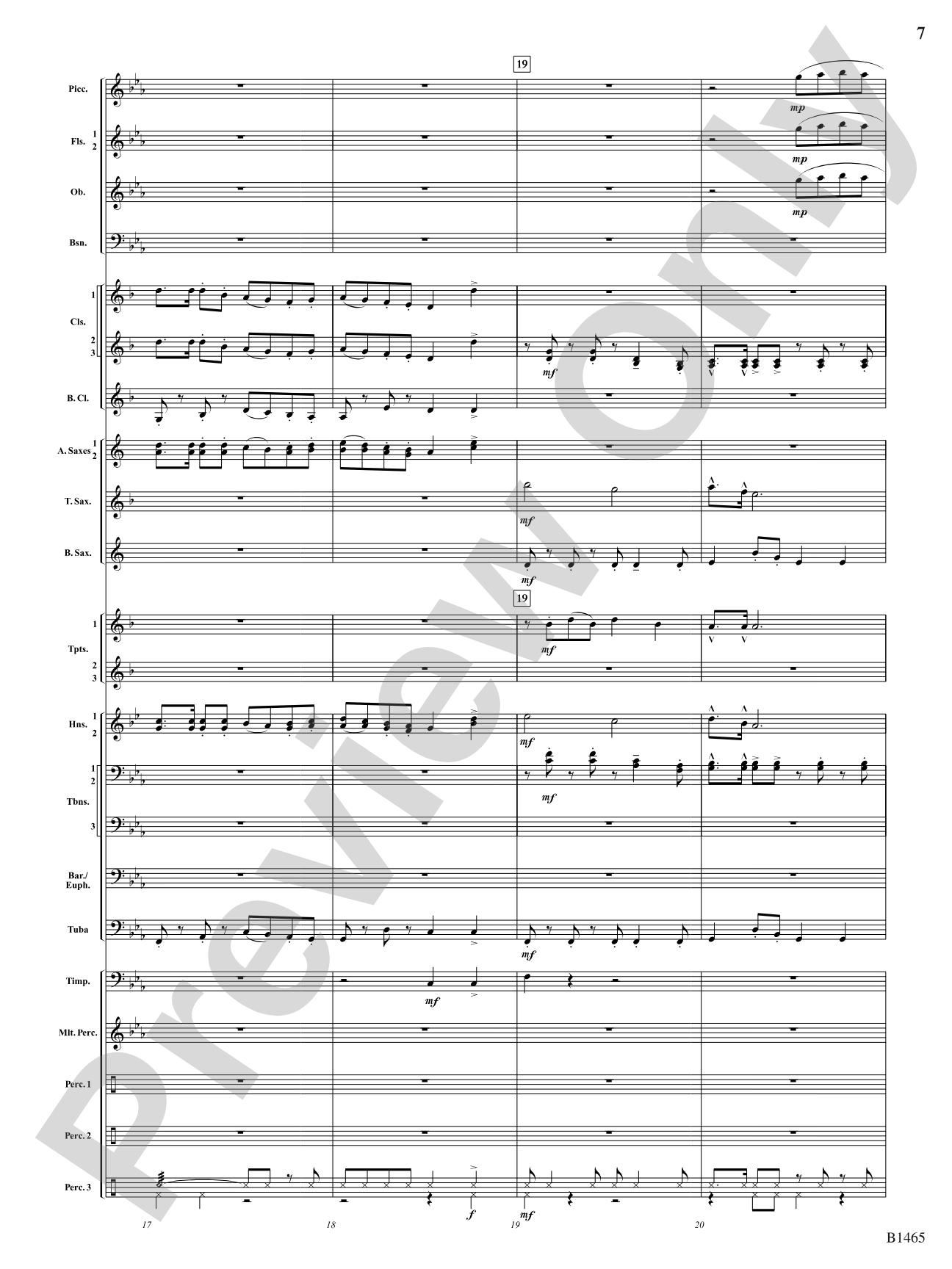 Moravian Dance: Concert Band Conductor Score & Parts