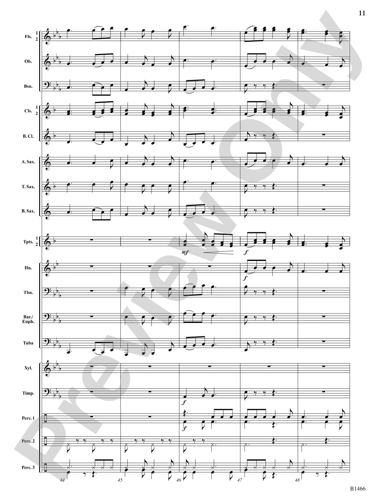 A West Highland Fanfare: Concert Band Conductor Score & Parts
