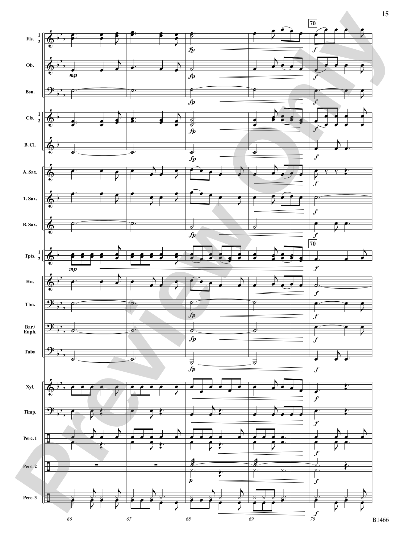 A West Highland Fanfare: Concert Band Conductor Score & Parts