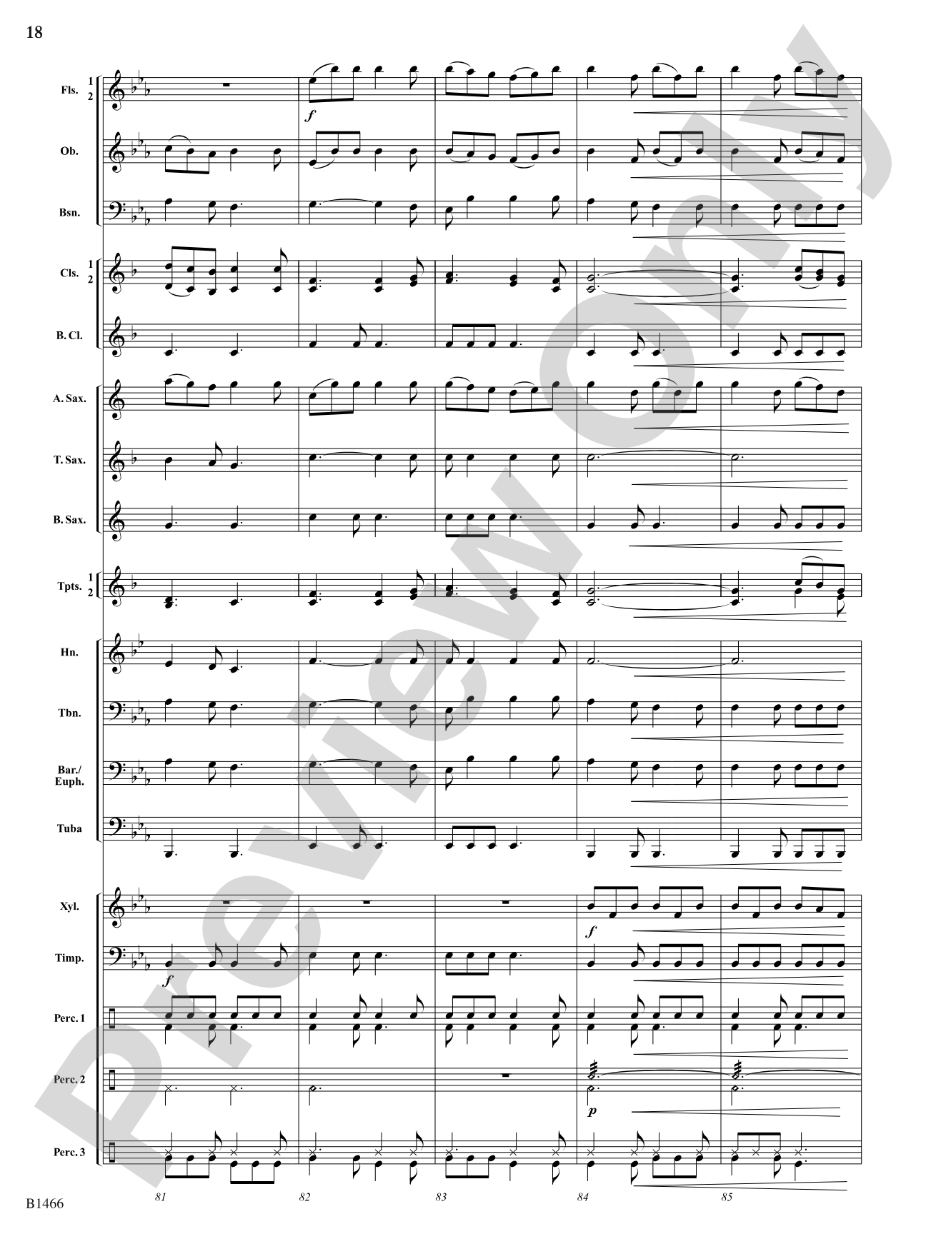 A West Highland Fanfare: Concert Band Conductor Score & Parts