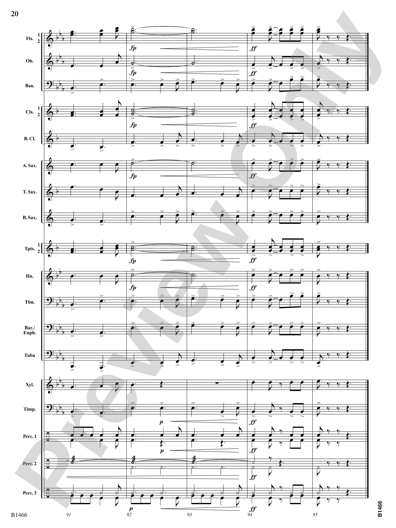 A West Highland Fanfare: Concert Band Conductor Score & Parts