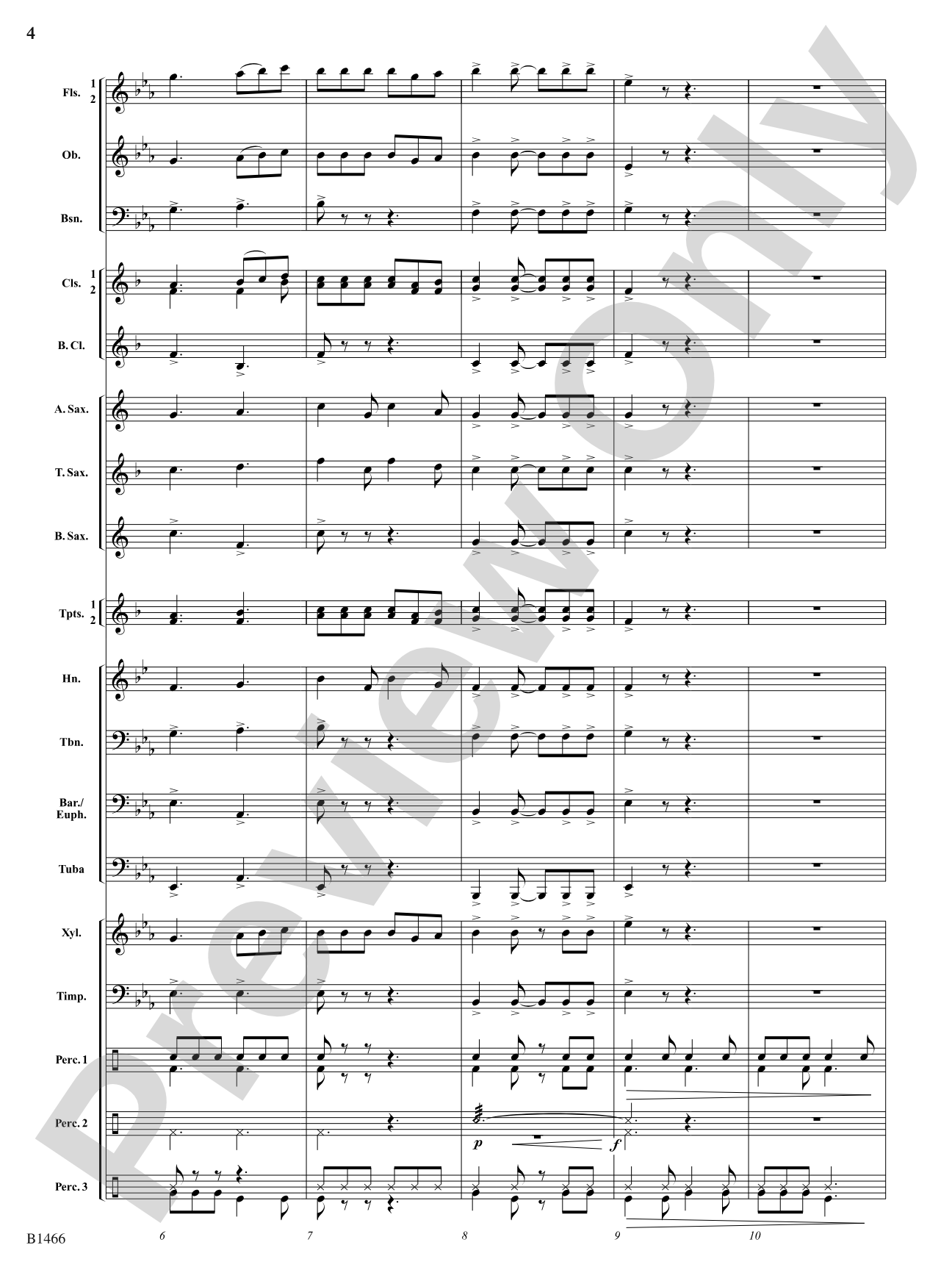 A West Highland Fanfare: Concert Band Conductor Score & Parts