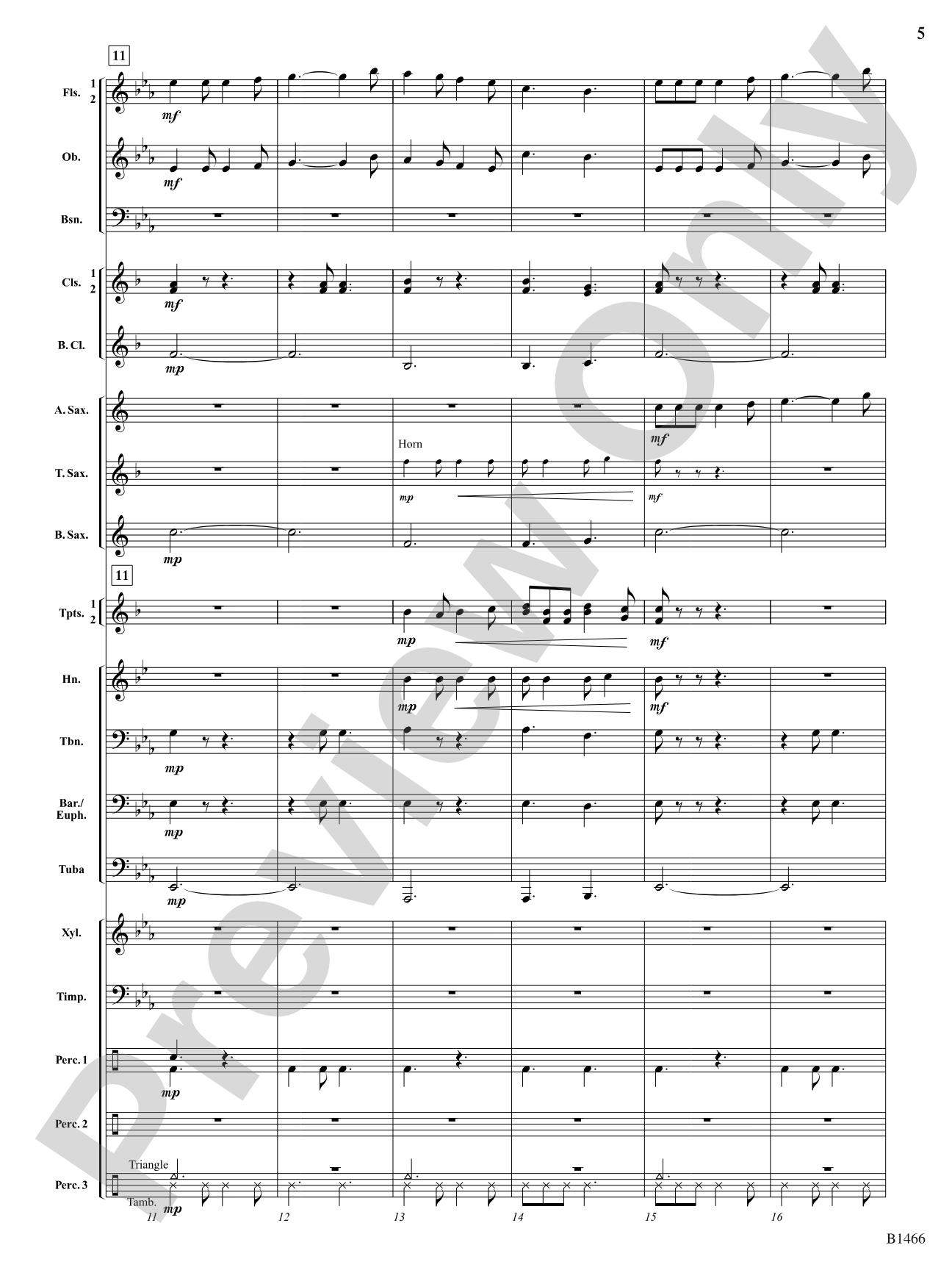 A West Highland Fanfare: Concert Band Conductor Score & Parts