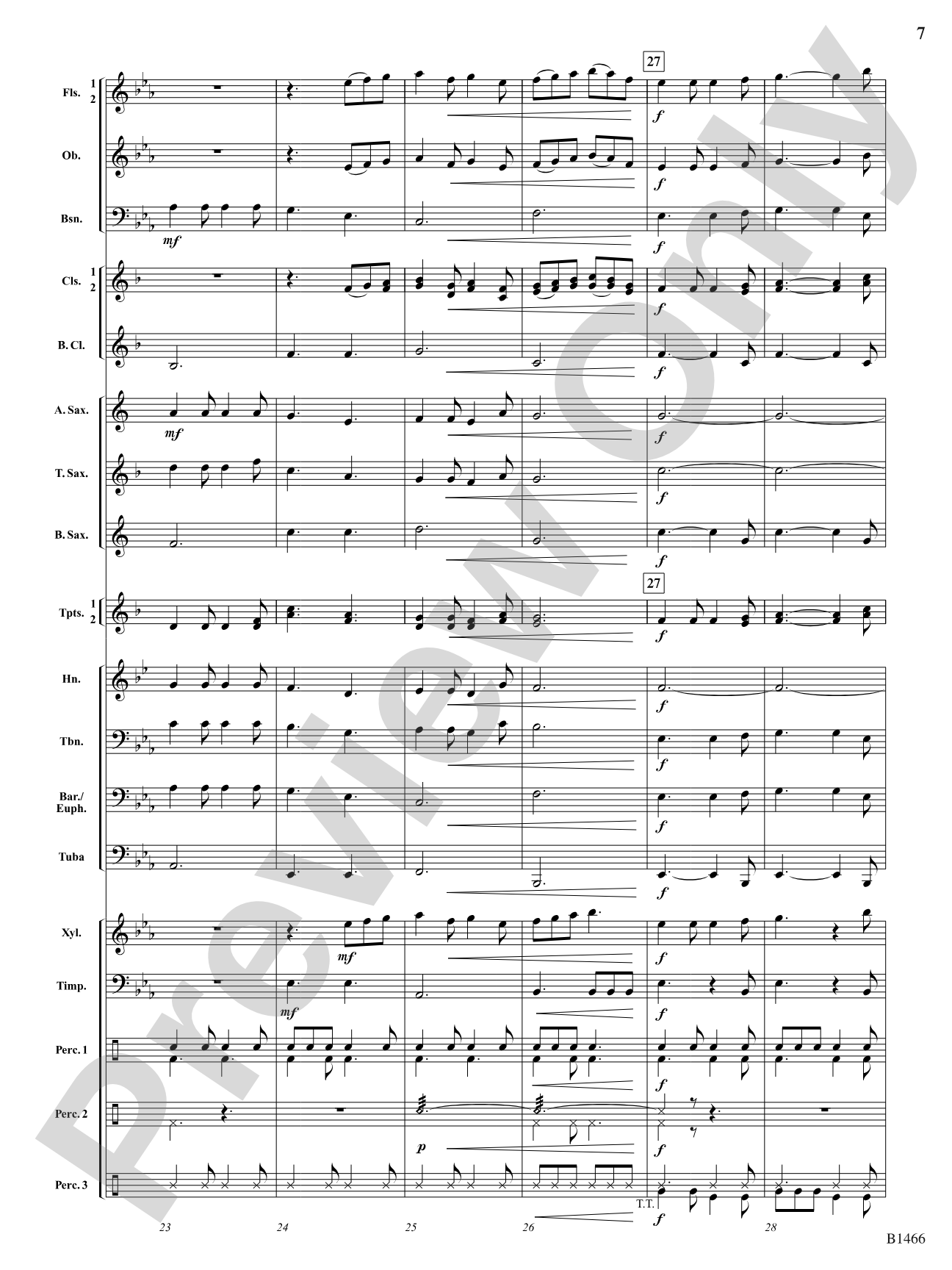 A West Highland Fanfare: Concert Band Conductor Score & Parts