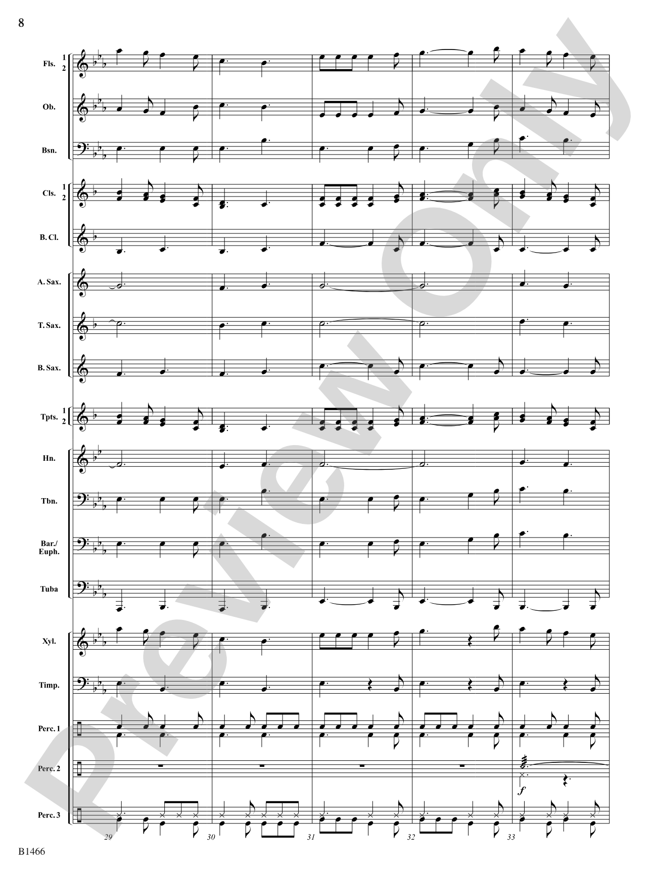 A West Highland Fanfare: Concert Band Conductor Score & Parts