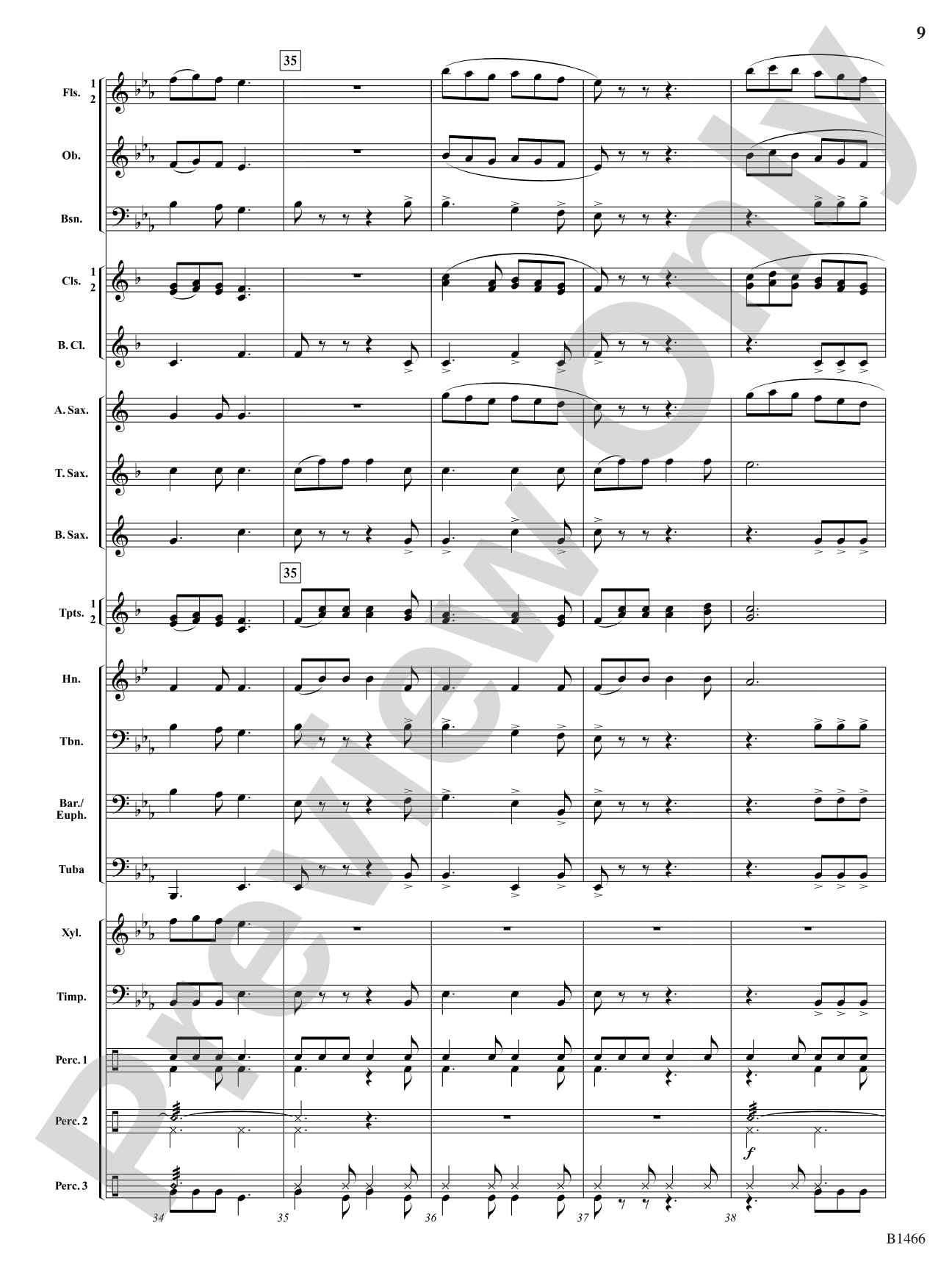 A West Highland Fanfare: Concert Band Conductor Score & Parts