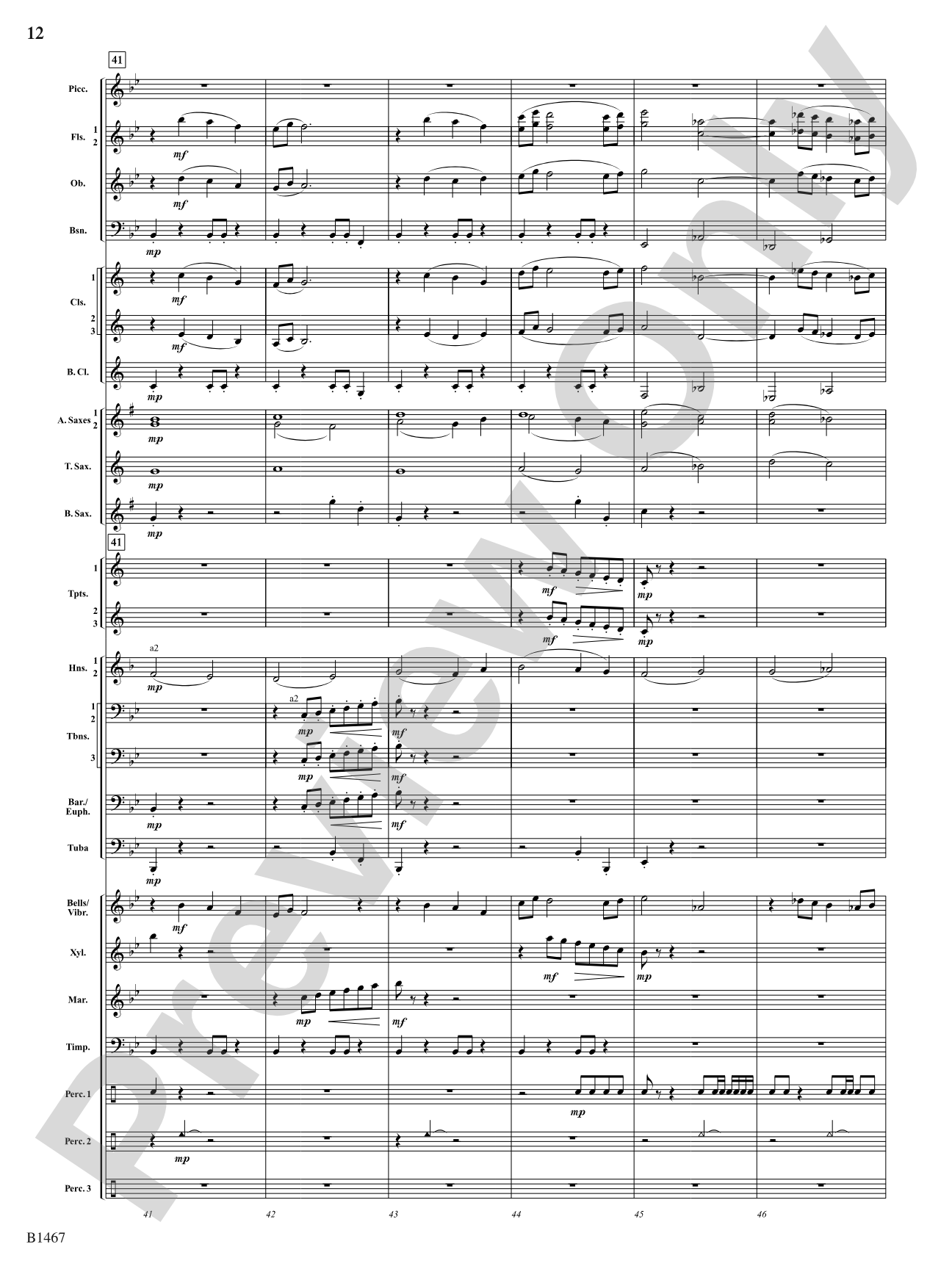 First We Dream: Concert Band Conductor Score & Parts