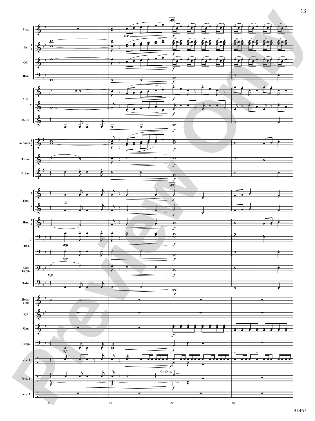 First We Dream: Concert Band Conductor Score & Parts