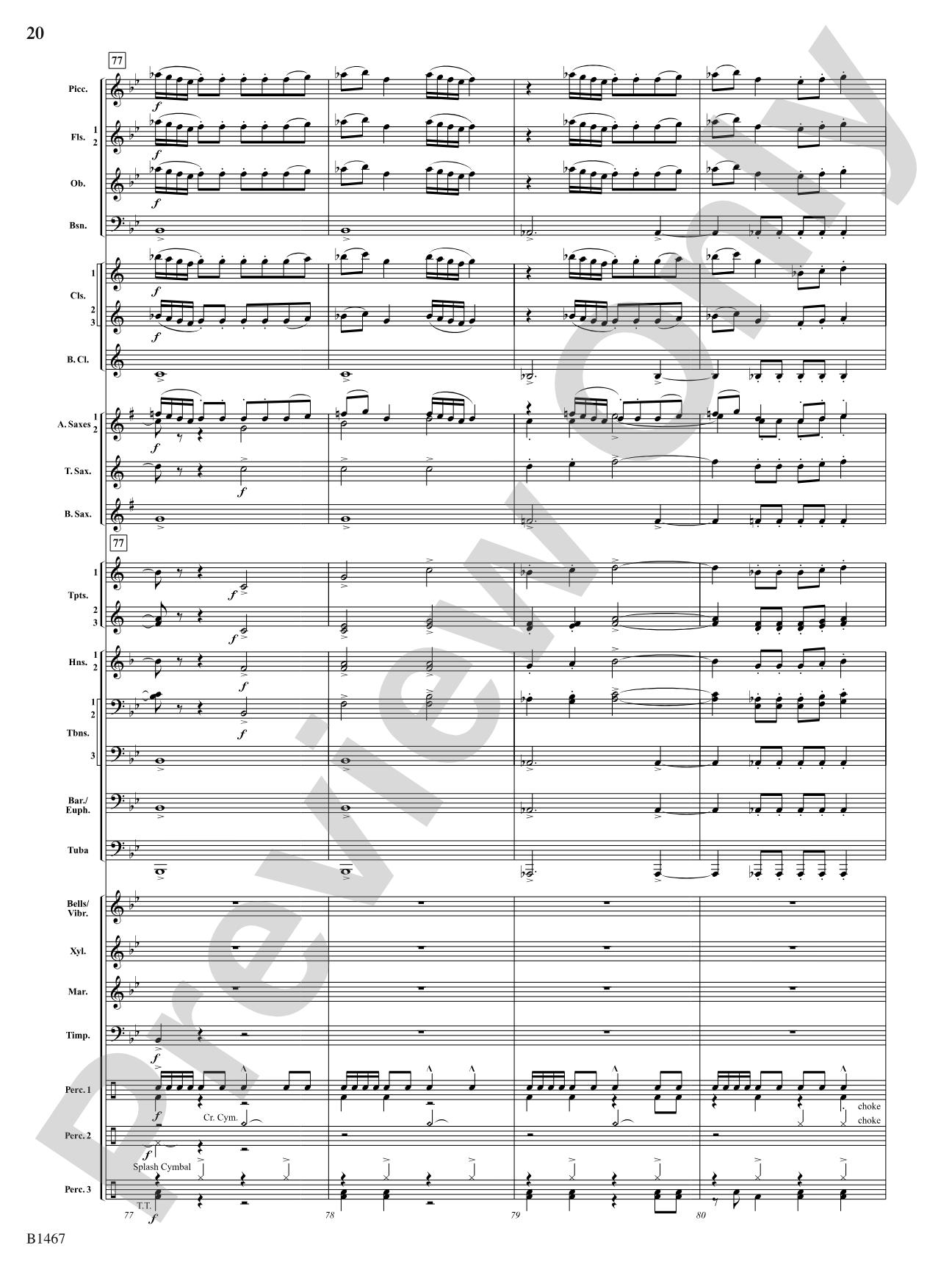 First We Dream: Concert Band Conductor Score & Parts