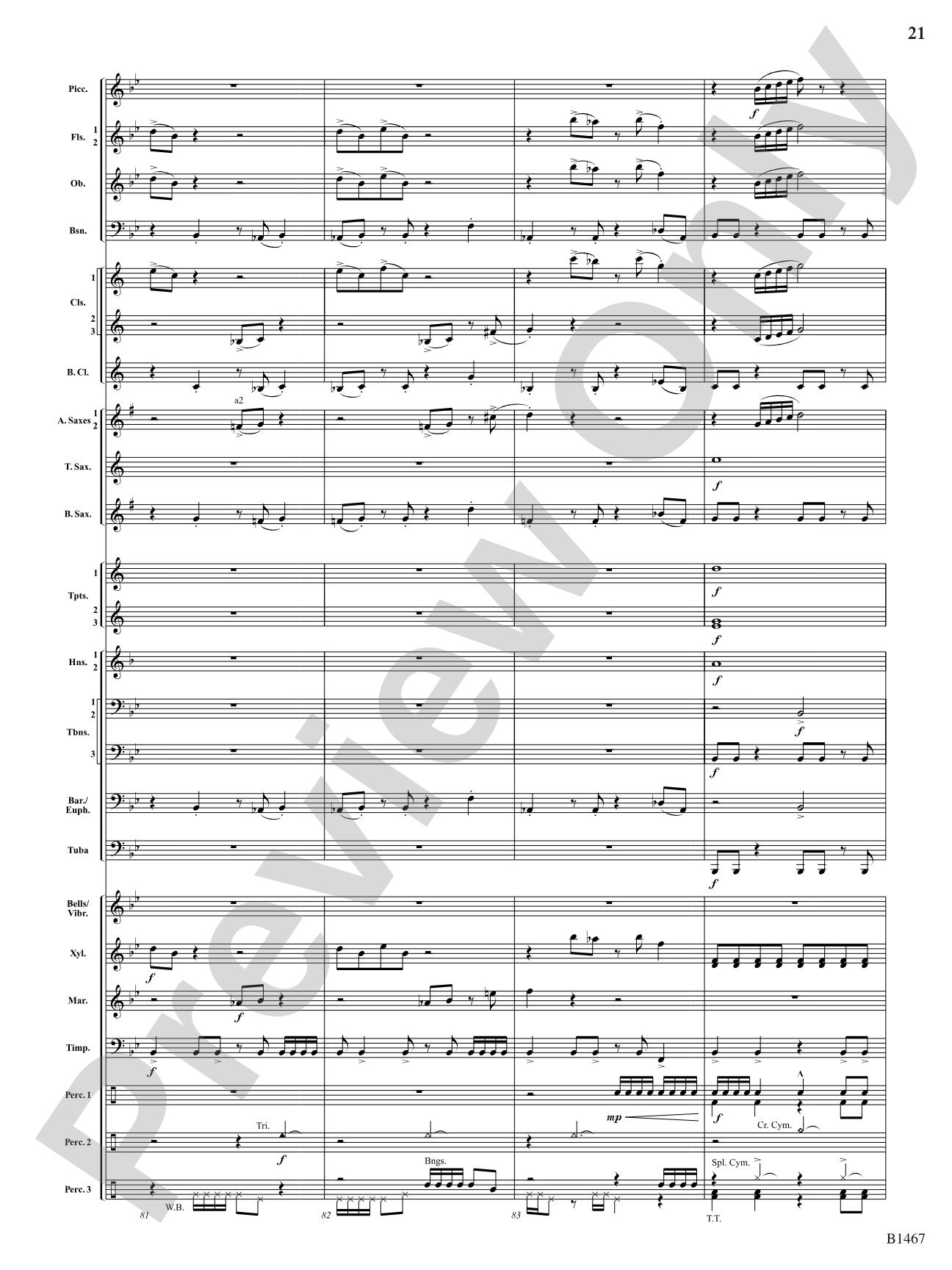 First We Dream: Concert Band Conductor Score & Parts