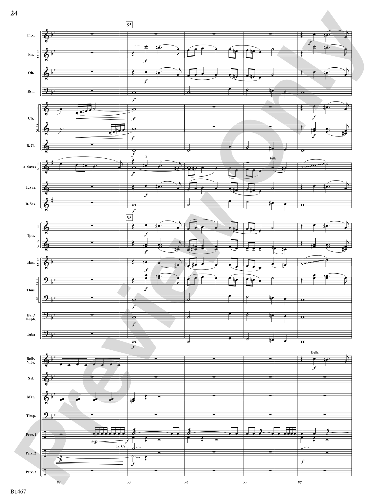 First We Dream: Concert Band Conductor Score & Parts