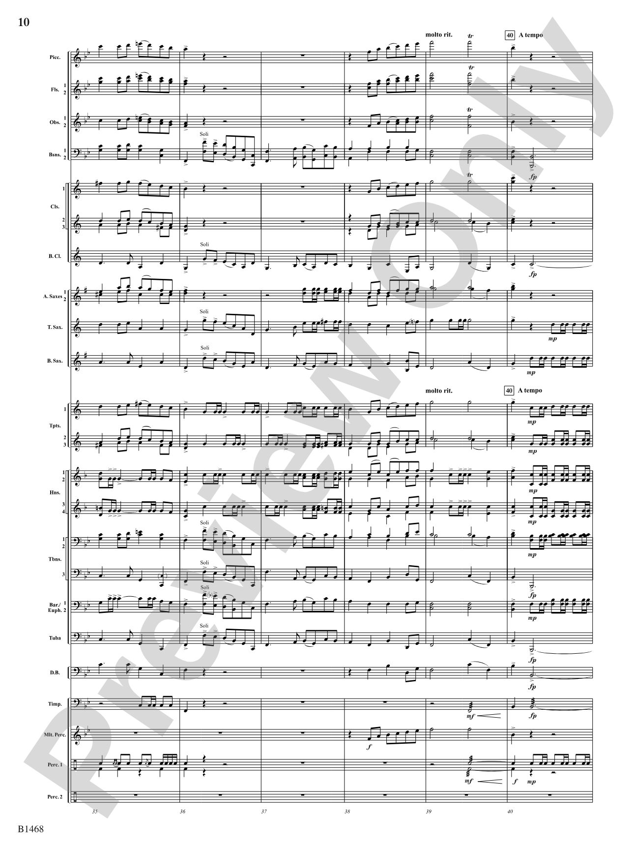 Paintings: Concert Band Conductor Score & Parts
