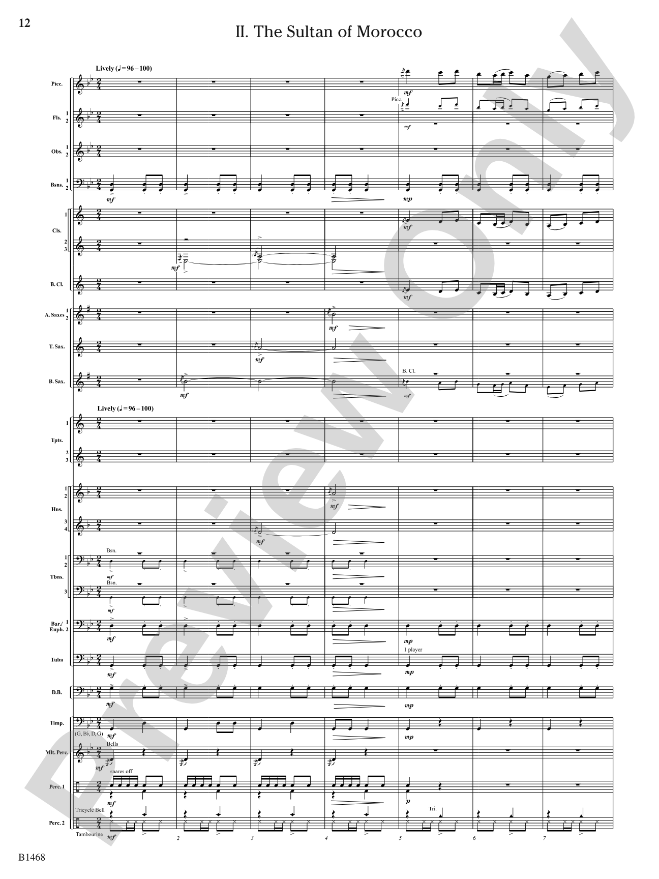 Paintings: Concert Band Conductor Score & Parts