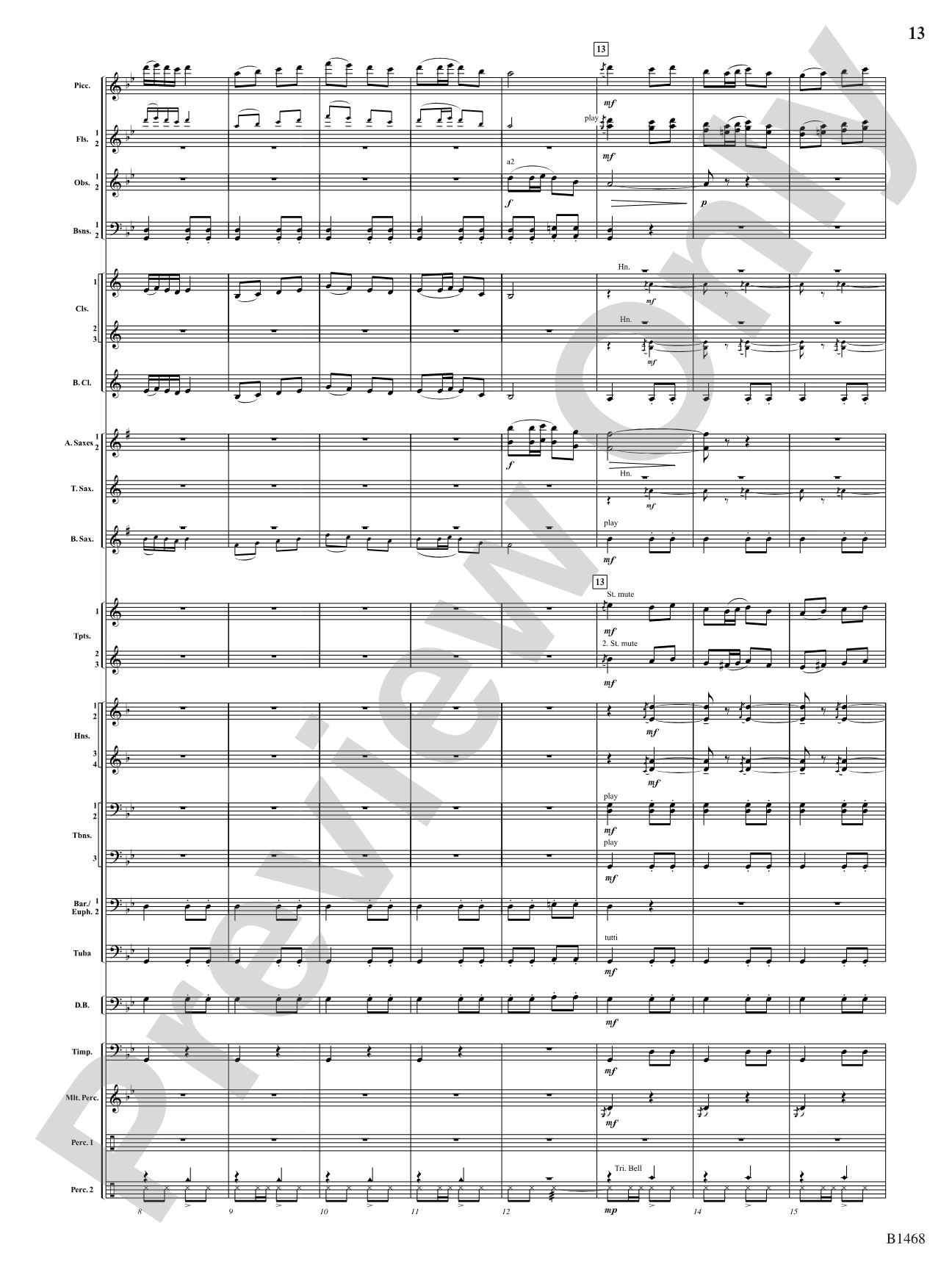 Paintings: Concert Band Conductor Score & Parts