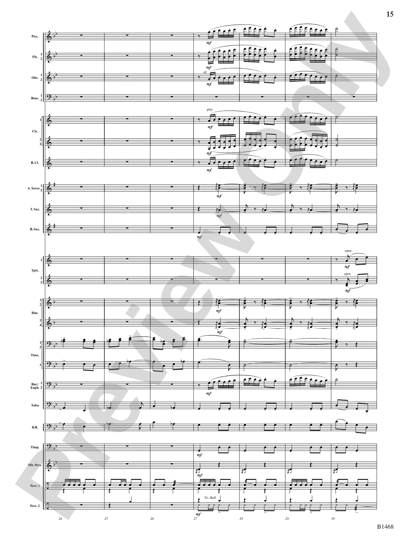Paintings: Concert Band Conductor Score & Parts
