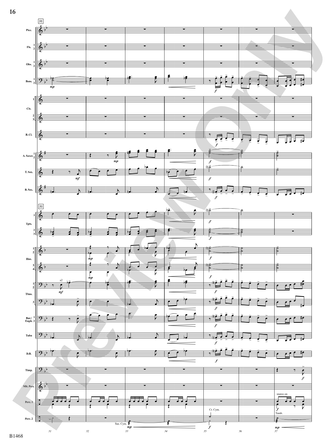 Paintings: Concert Band Conductor Score & Parts
