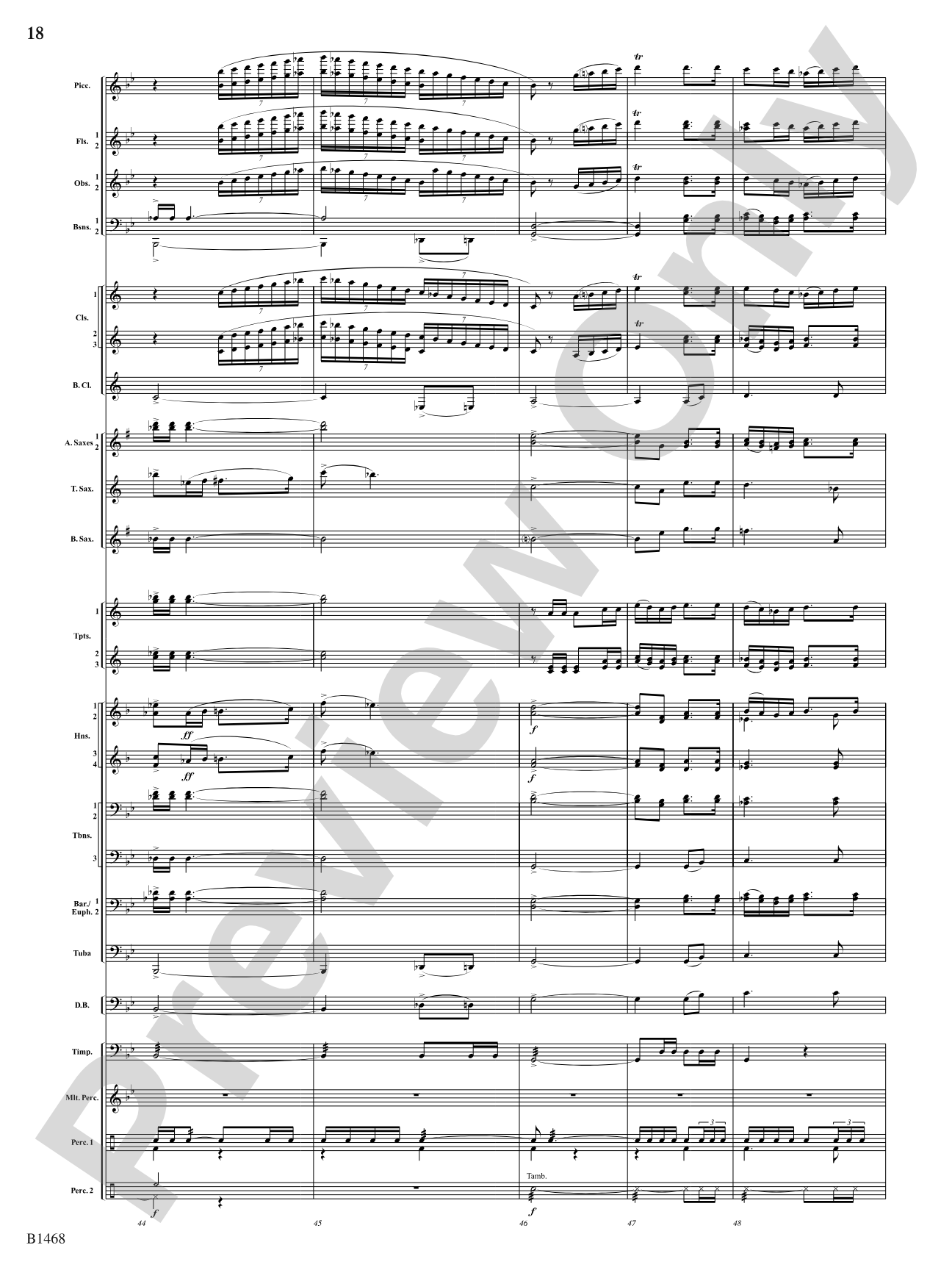 Paintings: Concert Band Conductor Score & Parts