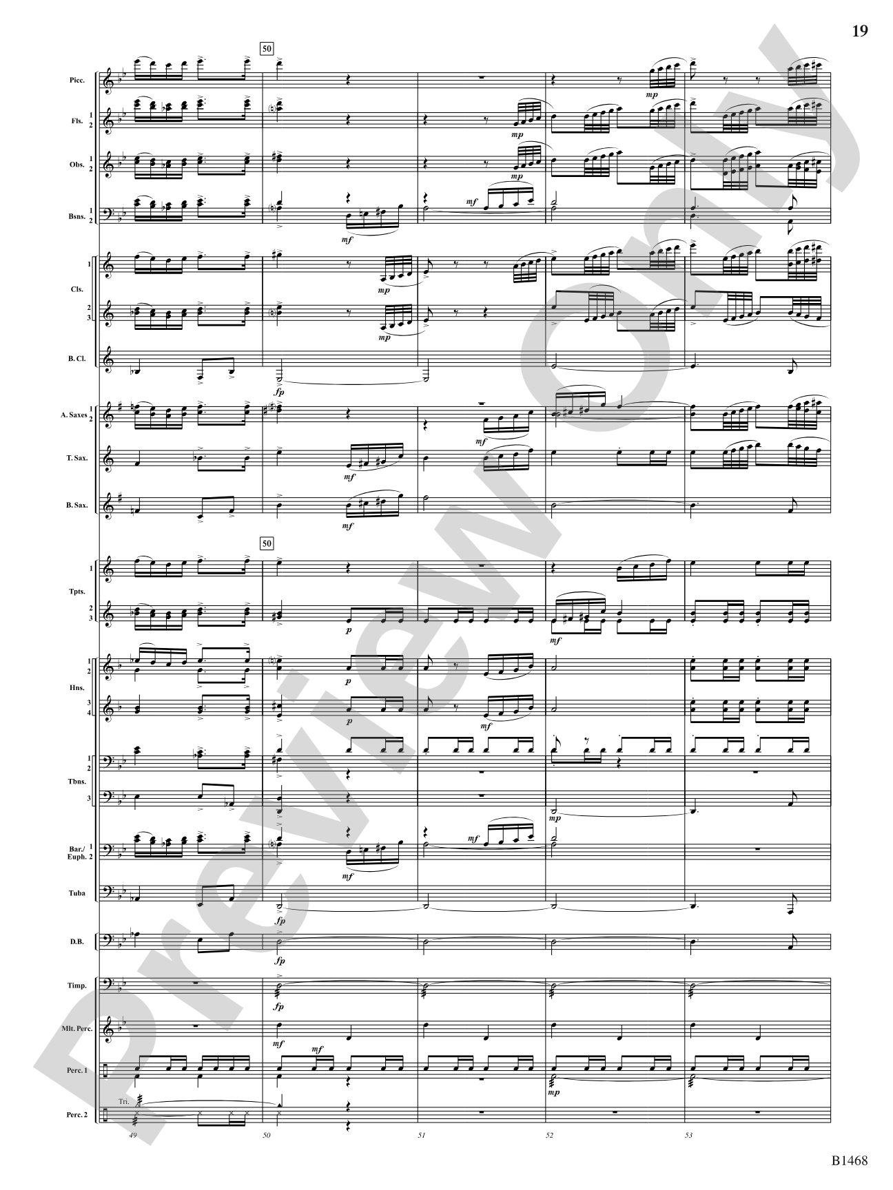 Paintings: Concert Band Conductor Score & Parts
