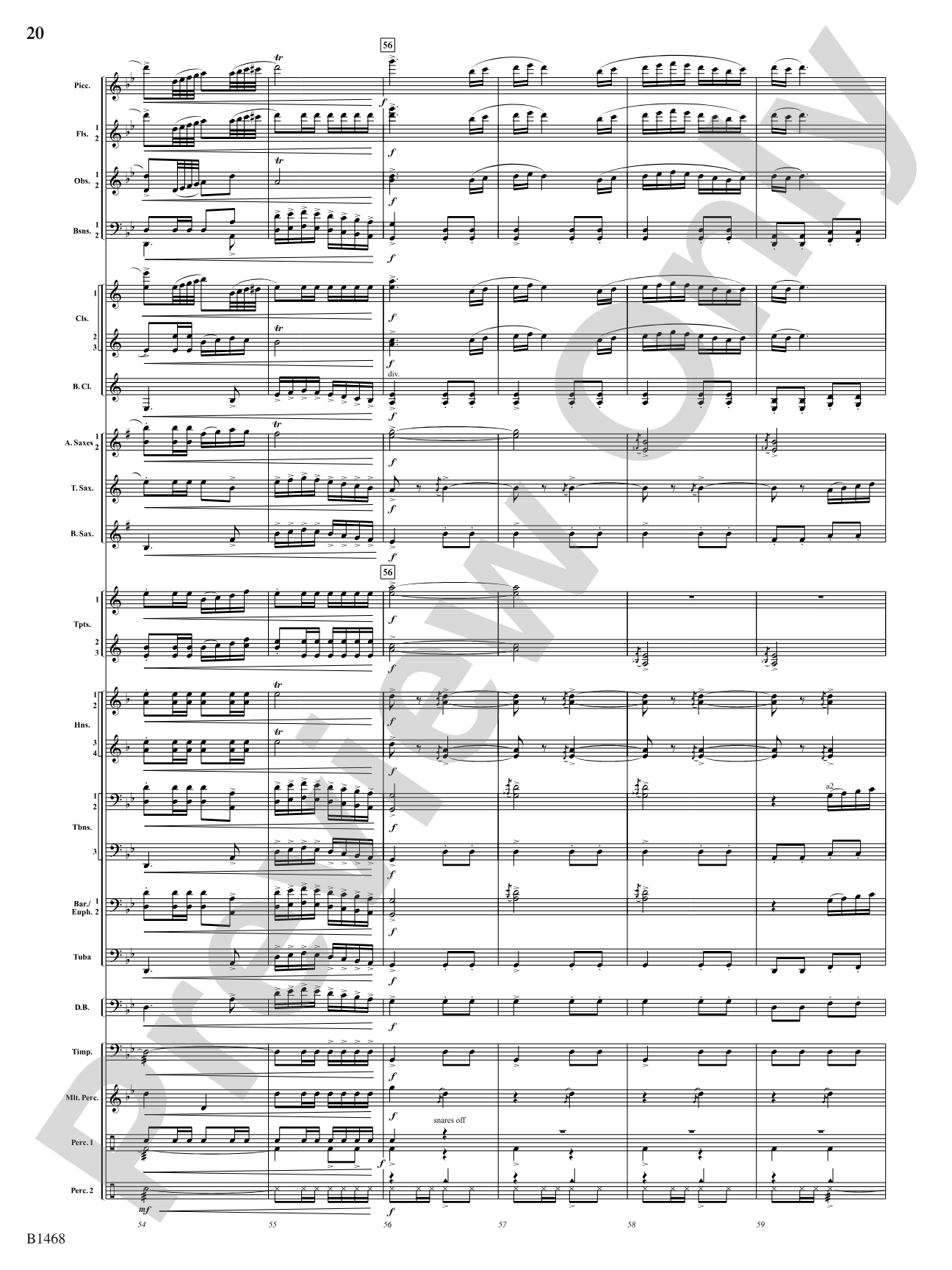 Paintings: Concert Band Conductor Score & Parts