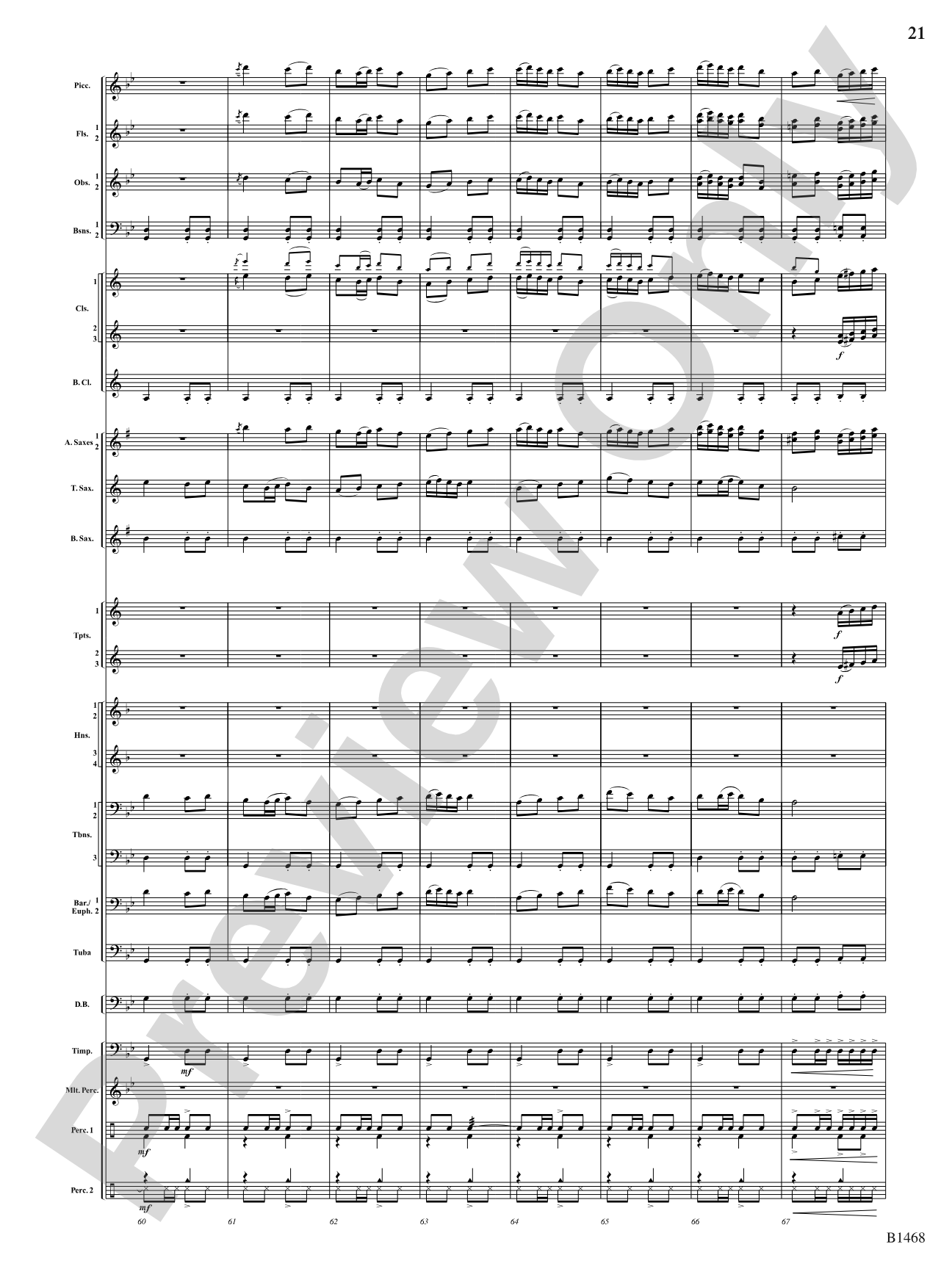 Paintings: Concert Band Conductor Score & Parts