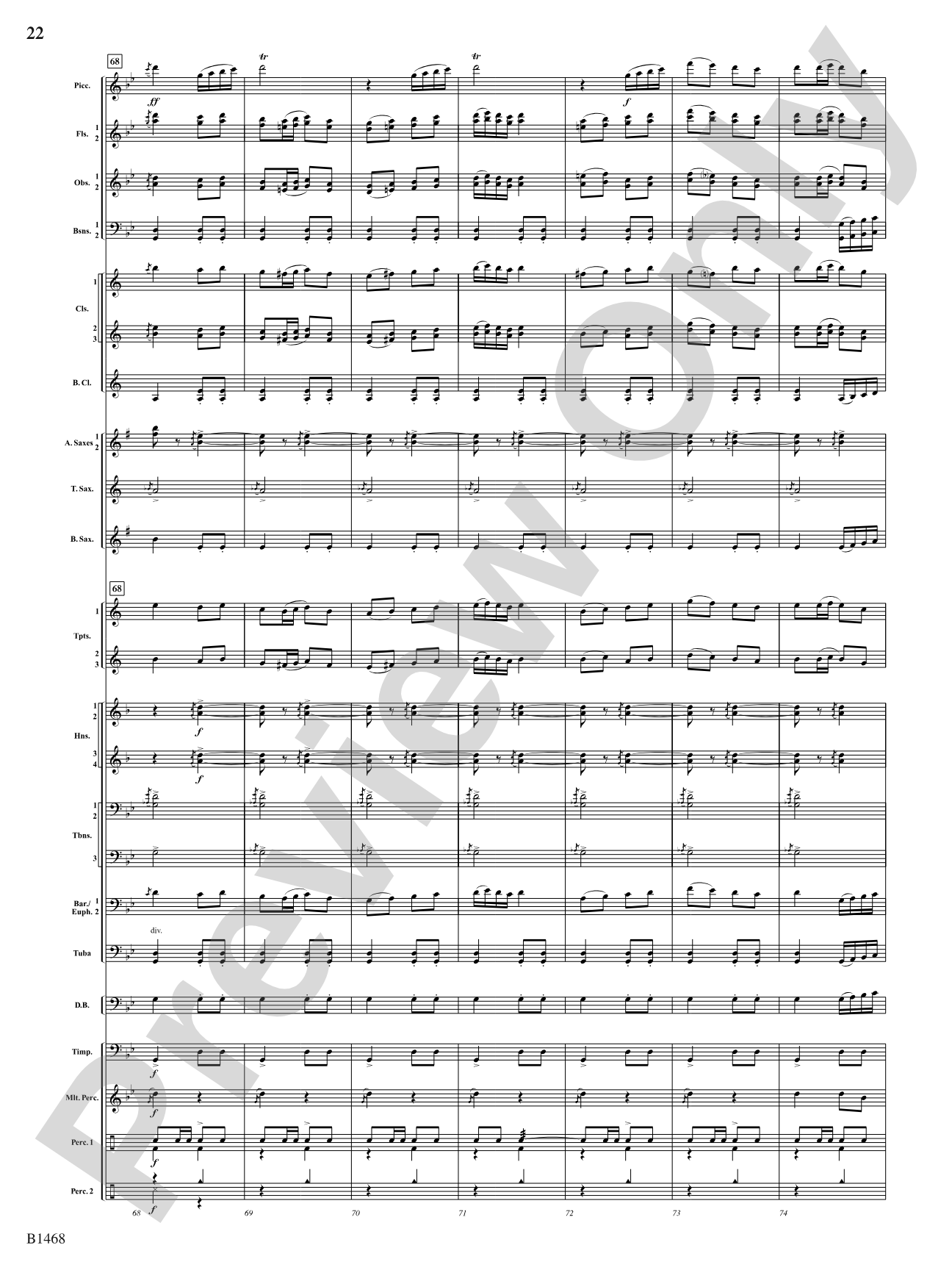 Paintings: Concert Band Conductor Score & Parts