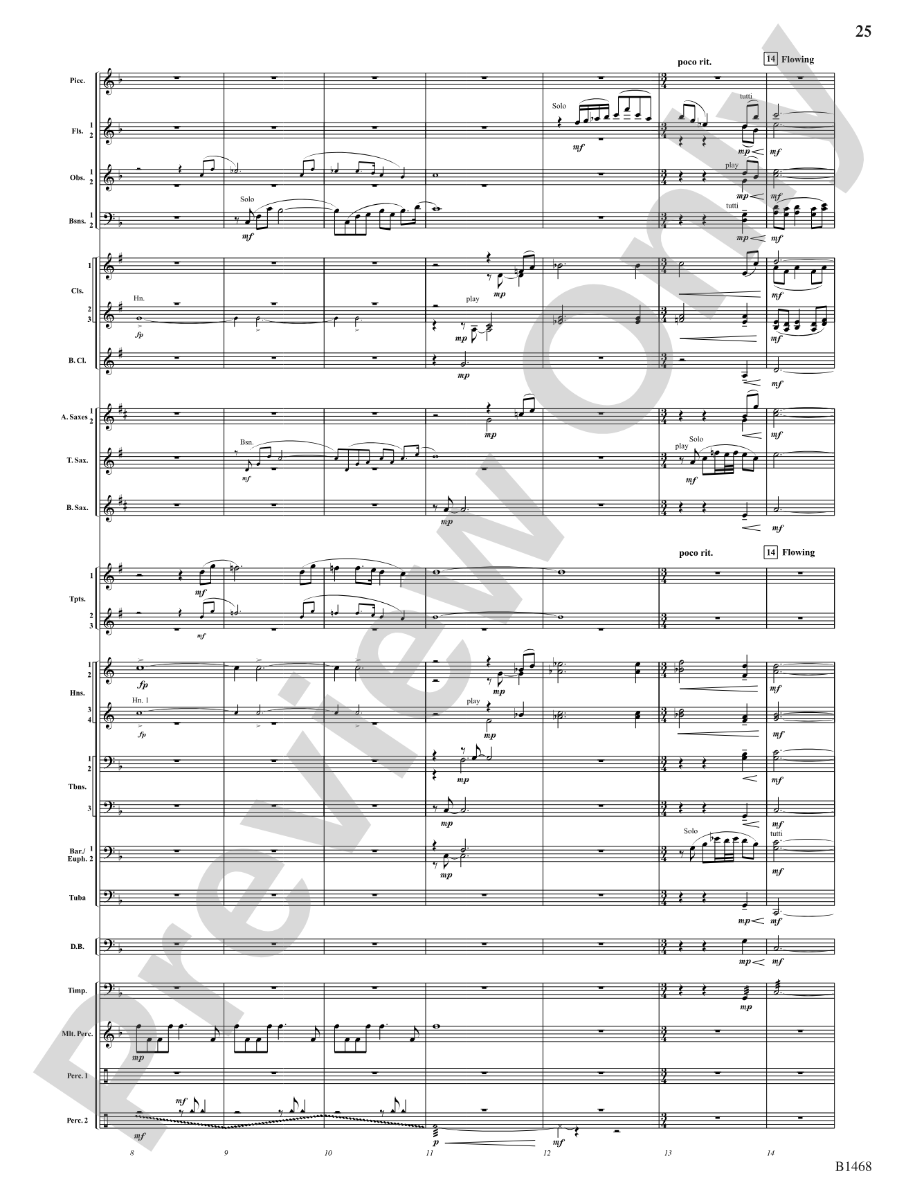 Paintings: Concert Band Conductor Score & Parts