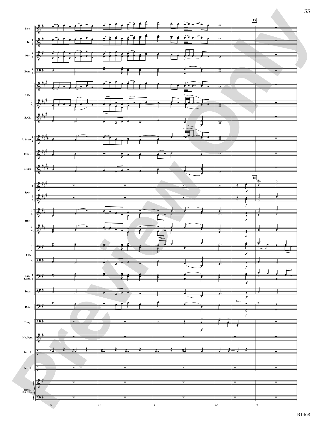 Paintings: Concert Band Conductor Score & Parts